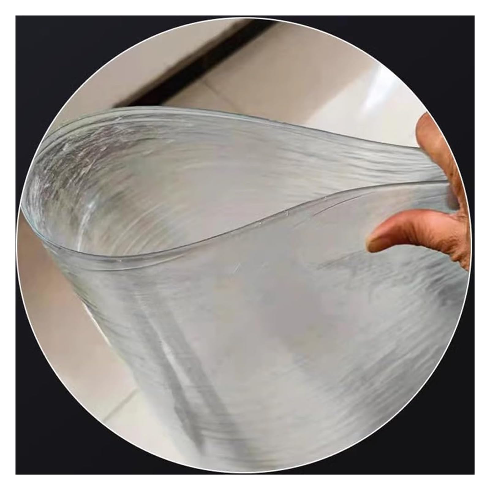 Hoja De PláStico AcríLico Transparente Lámina De Policarbonato For Techos, Paneles Aislantes Resistentes A Impactos For Invernaderos, Balcones, Ventanas, Vallas Decorativas Seguras(1x5m)