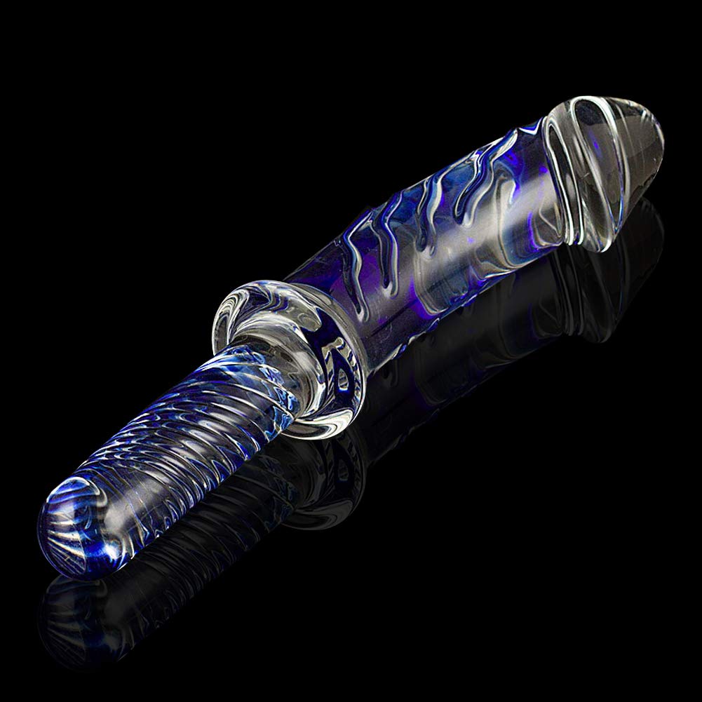 roluck Cristal – Consolador Pene anal Butt Plug transparente cristal diamante cristal Consolador