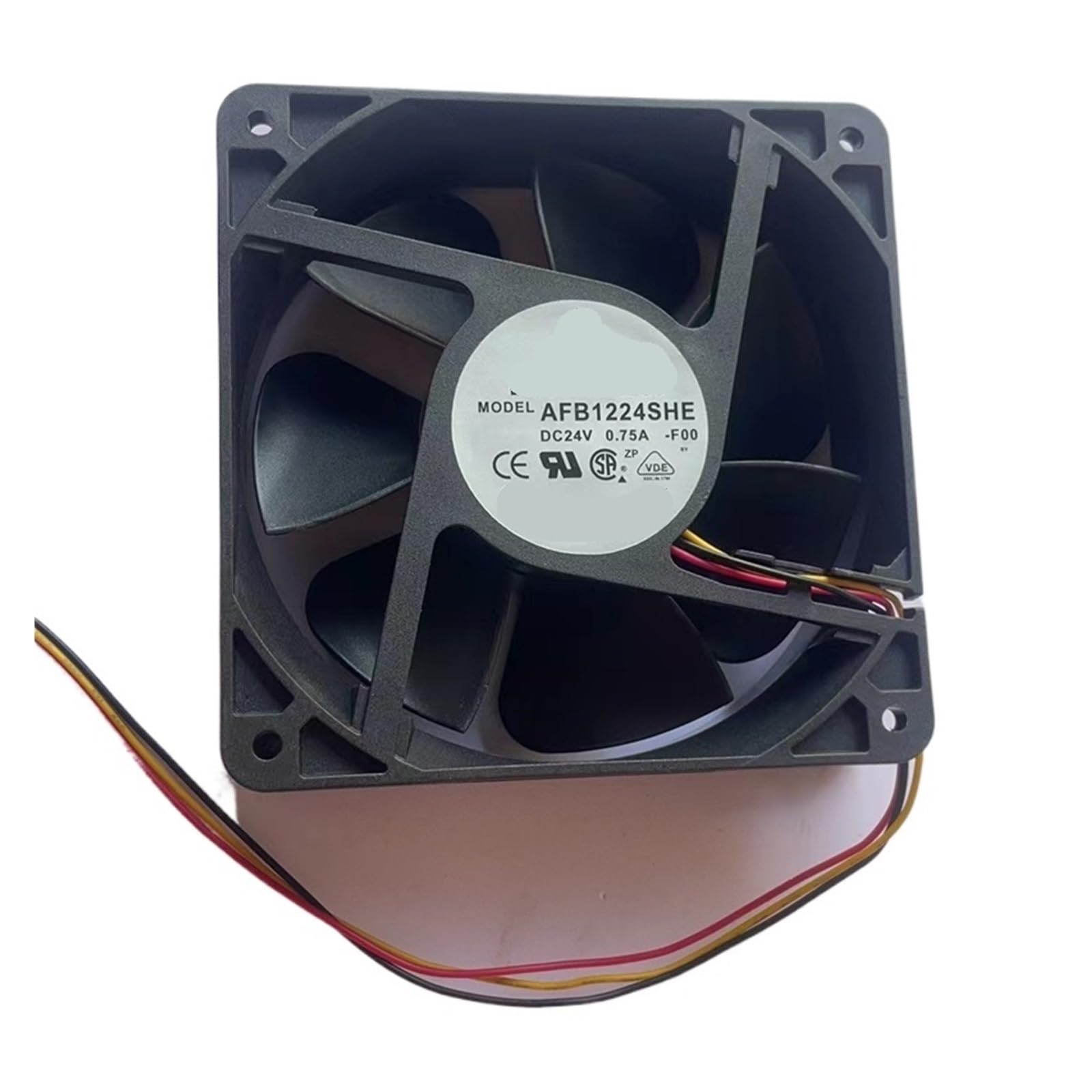 YUSKICCNE 120MM Cooling Fan 3WIRE AFB1224SHE 24V 0.75a 120 * 120 * 38 DC
