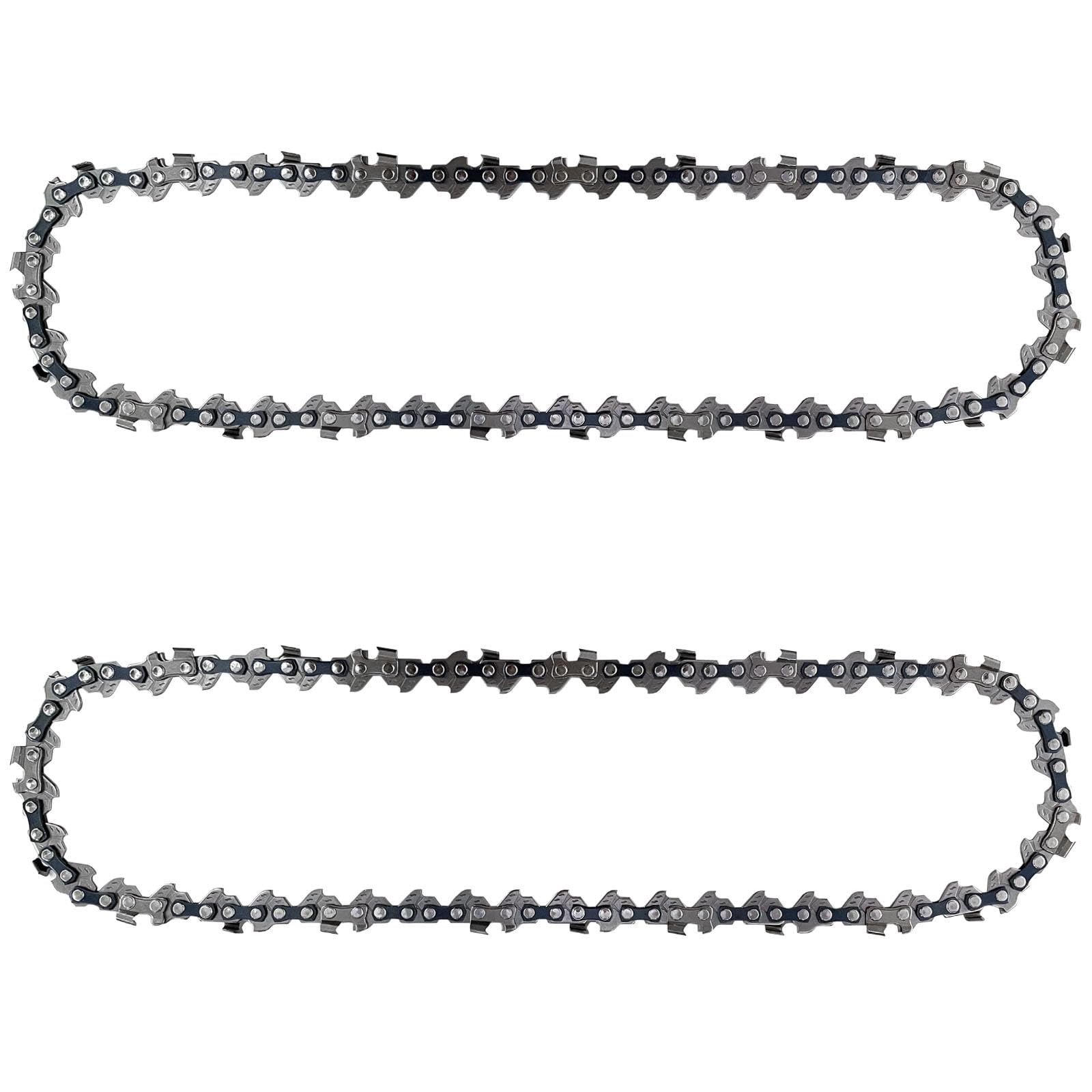 2 x Sägekette 20 cm 3/8'' 1,1 mm, Kettensäge Kette kompatibel für Bosch GKE 18V-20, kettensägenketten kompatibel mit GKE 18V-20