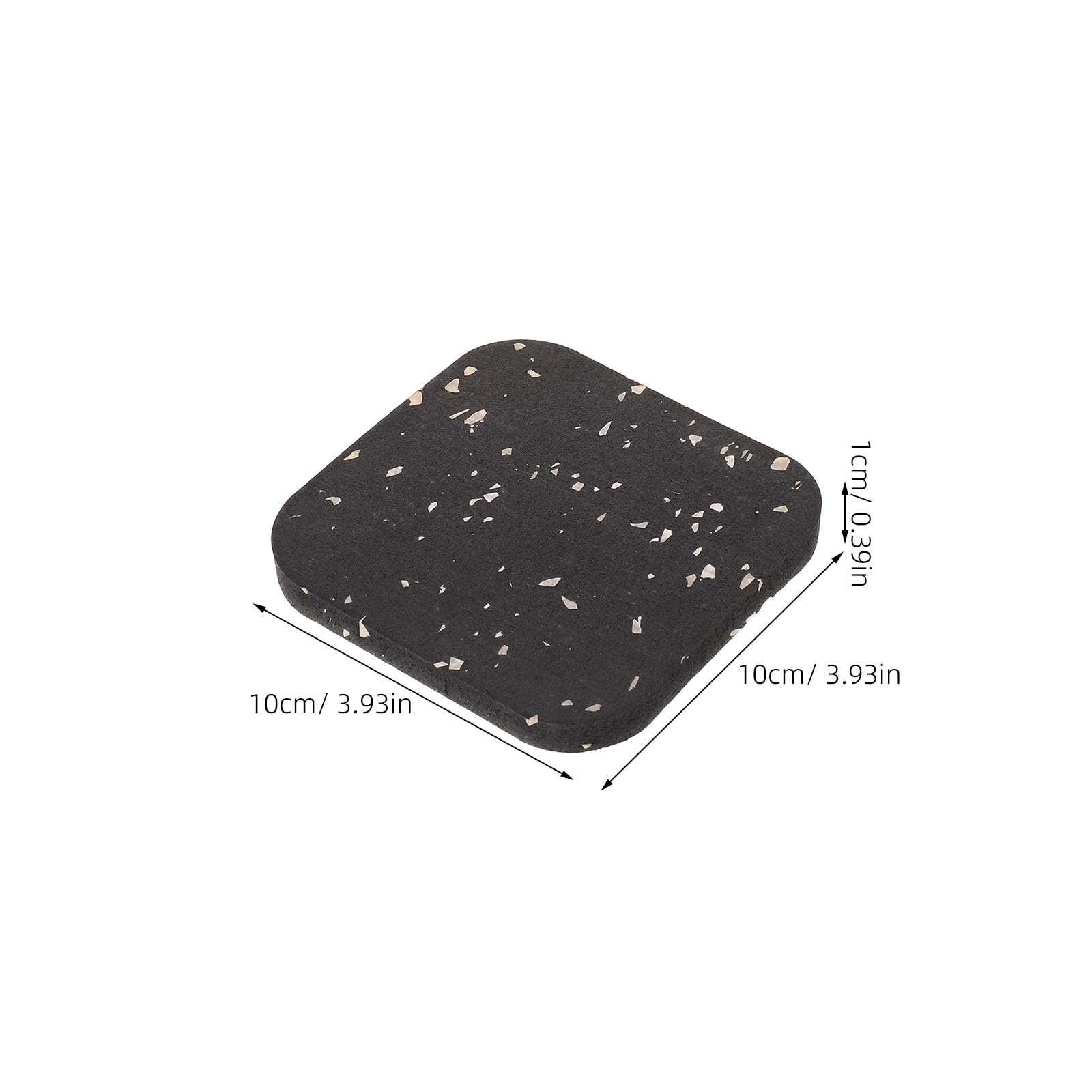 Tappetino da Passeggio da 8 Pezzi con Gomma ad Alta densità per Proteggere i Pavimenti - Tappetino per Tapis antirumore, Cuscinetti in Gomma ammortizzanti per la casa 4" x 4" x