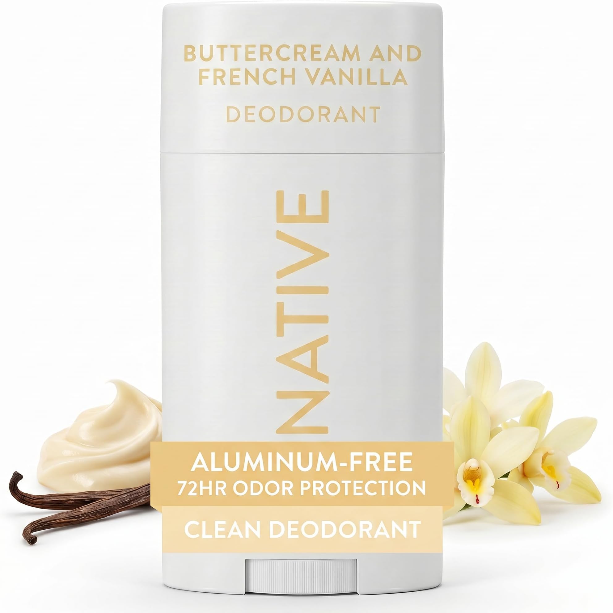 (Buttercream & French Vanilla) - Deodorant Natural Deodorant for Women and Men, Seasonal Scents, Aluminium Free with Baking Soda, Probiotics, Coconut Oil and Shea Butter Buttercream & French...