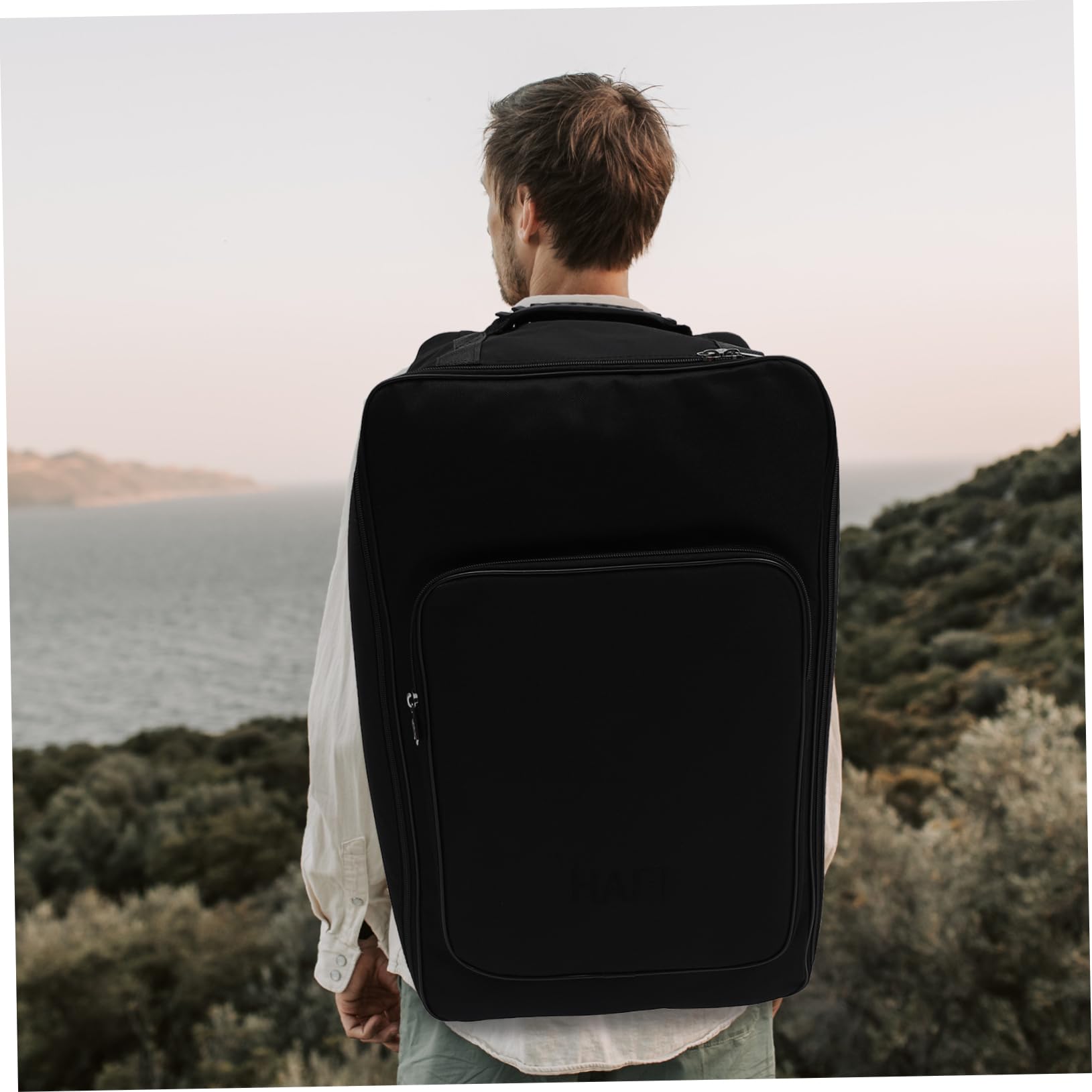 ABOOFAN 1 bolsa de cajón para niños, mochila de viaje, bolsa de mano negra, bolsa de transporte, mochilas para tambor de caja de mano, tela Oxford, práctica mochila de tambor, mochila de