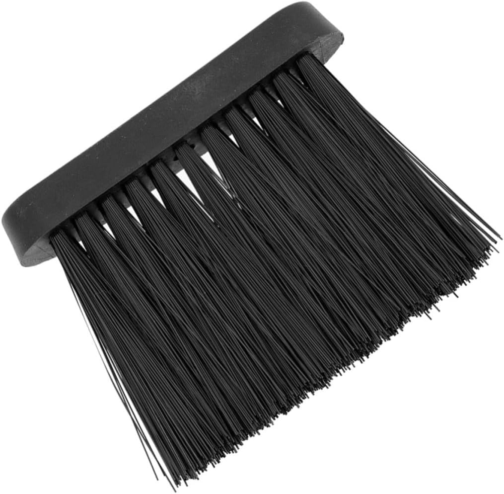 Fireplace Brush Replacement Set with Mini Dustpan Handheld Fireplace Cleaning Tool for Heater Sturdy Plastic Material Long Lasting Use European Style for Rustic Home Decor