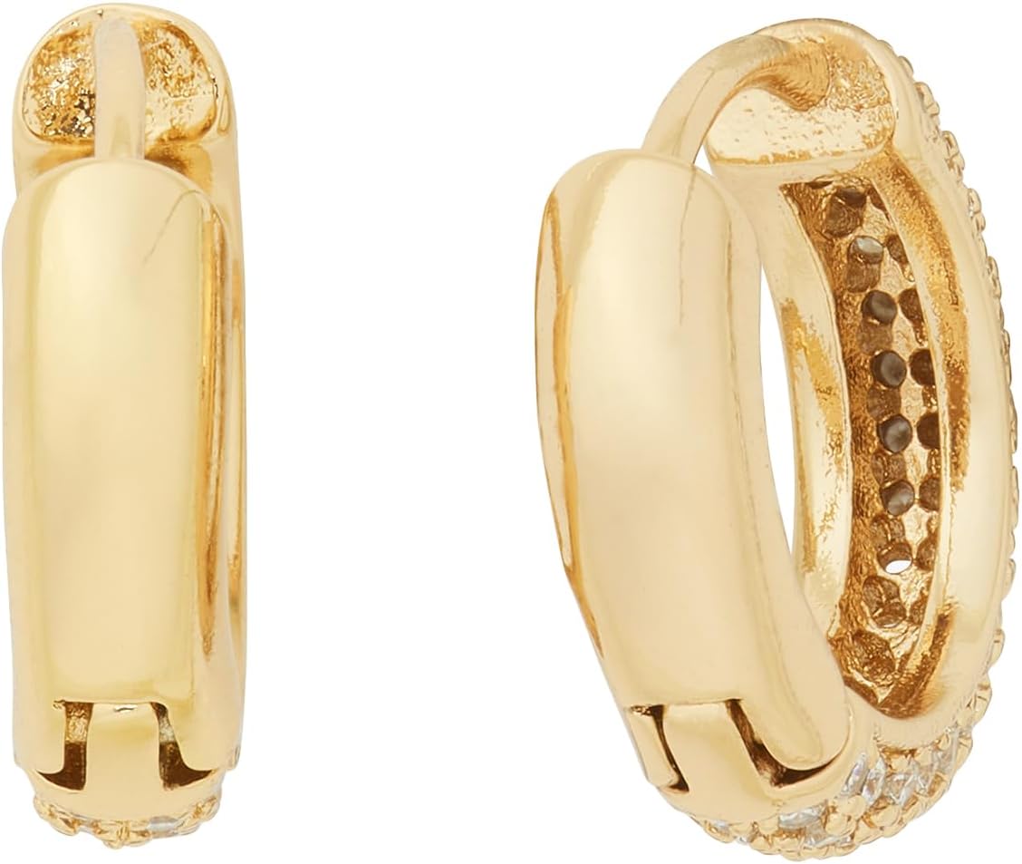 Kate Spade New York Mini Pave Huggies Earrings Nigeria Ubuy