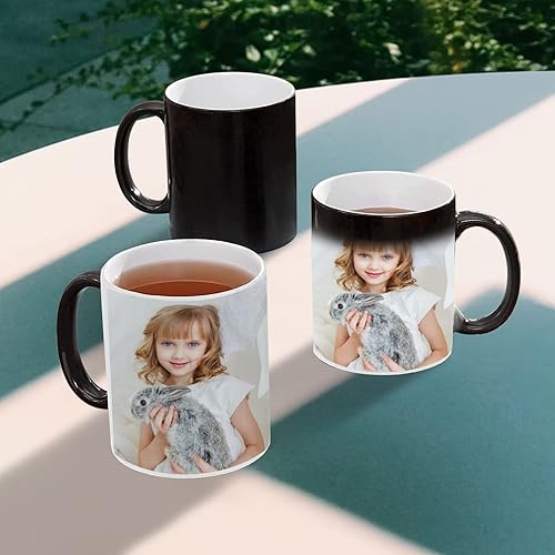 Miniatura 6 de QOMOLANGMA 36 tazas de 11 onzas que cambian de color por sublimación en blanco, taza mágica que cambia a todo color para transferencia de prensa de