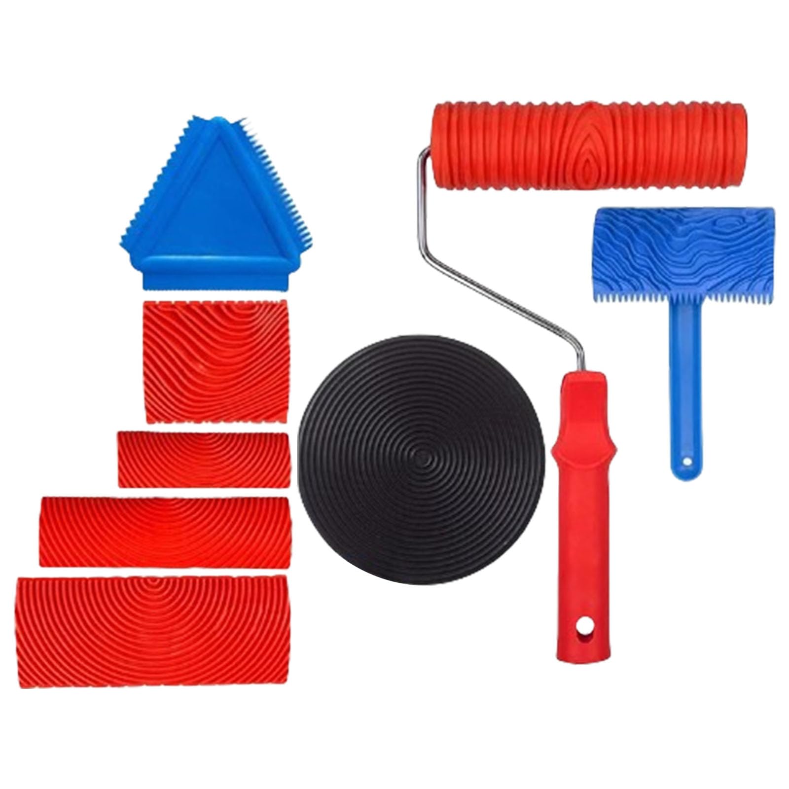 Set di 8 rulli multiuso con robusti rulli per applicazioni su pareti interne, uso quotidiano, pittura a parete e soffitto