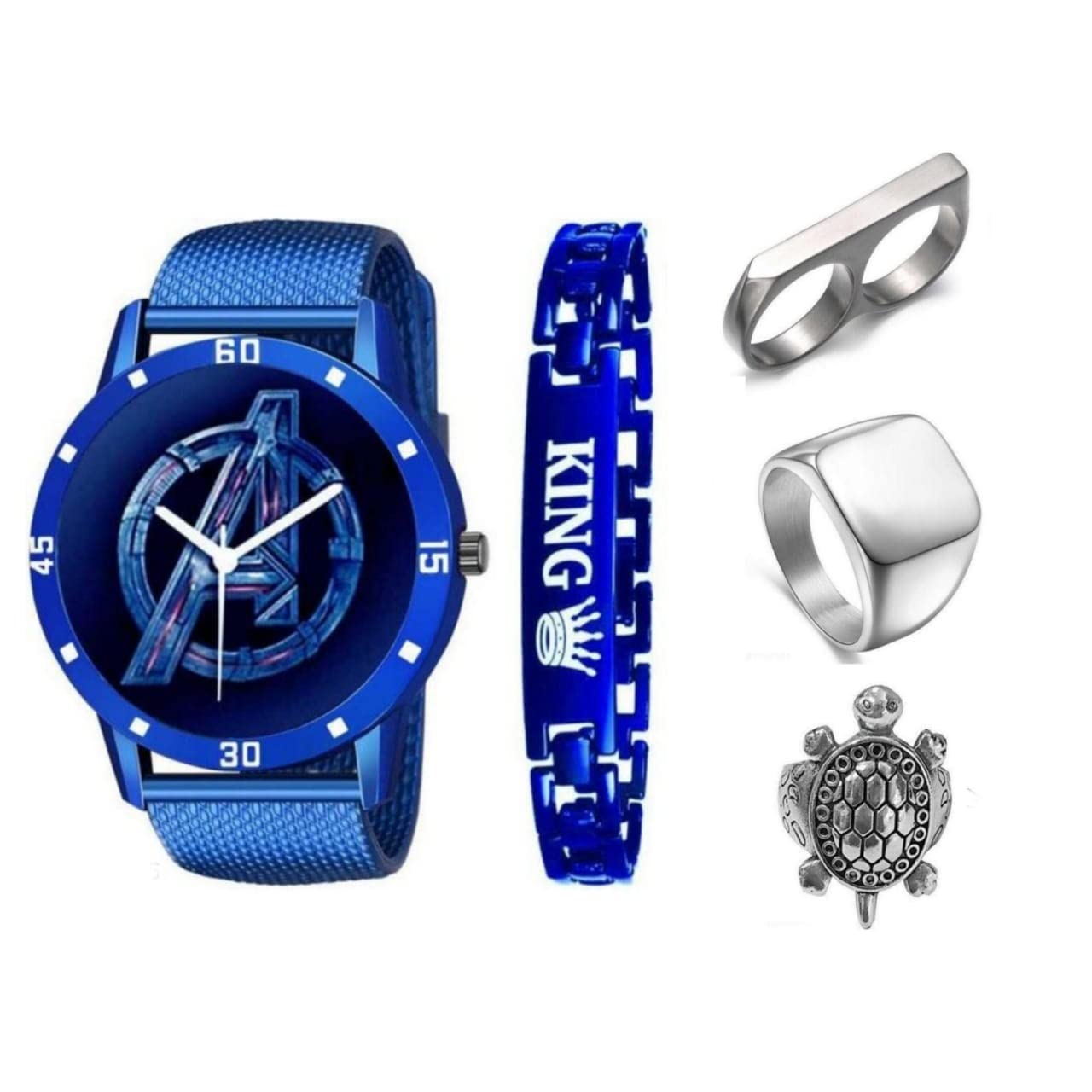 watche Combo Set for Boys|| Casual wear wacthes for You || Set of Watch and Bracelets for Mens - Combo32 (B0BCWG79D1) Amazon Price History, Amazon Price Tracker
