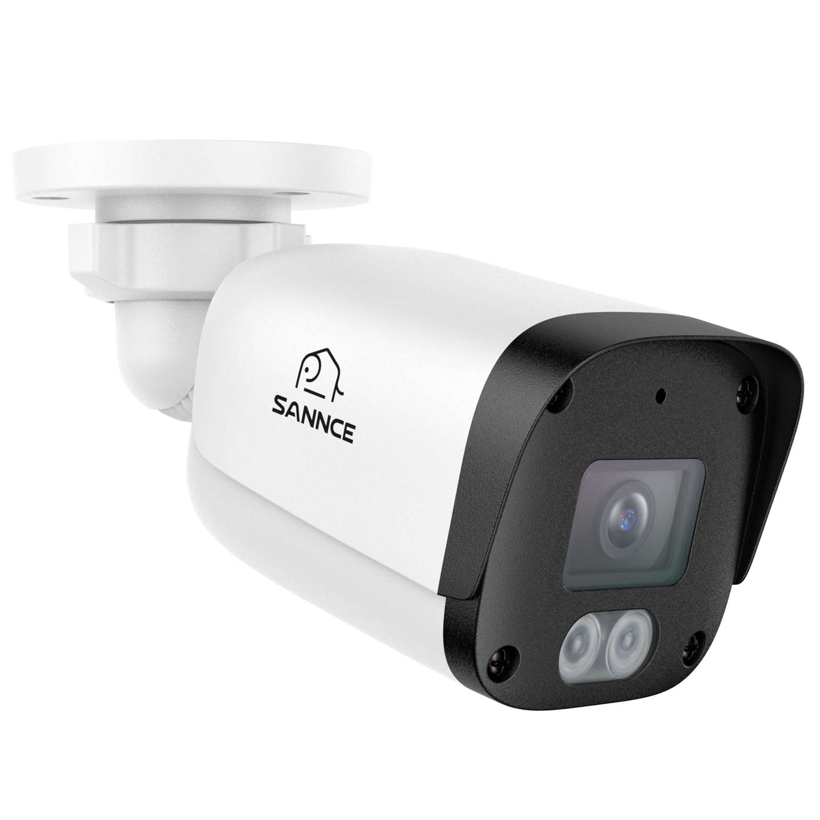 5MP Super HD PoE IP Security Camera,100ft Dual IR Night Vision,IP67 Weatherproof, Human/Vehicle Detection,H.265+ Indoor/Outdoor Surveillance Camera