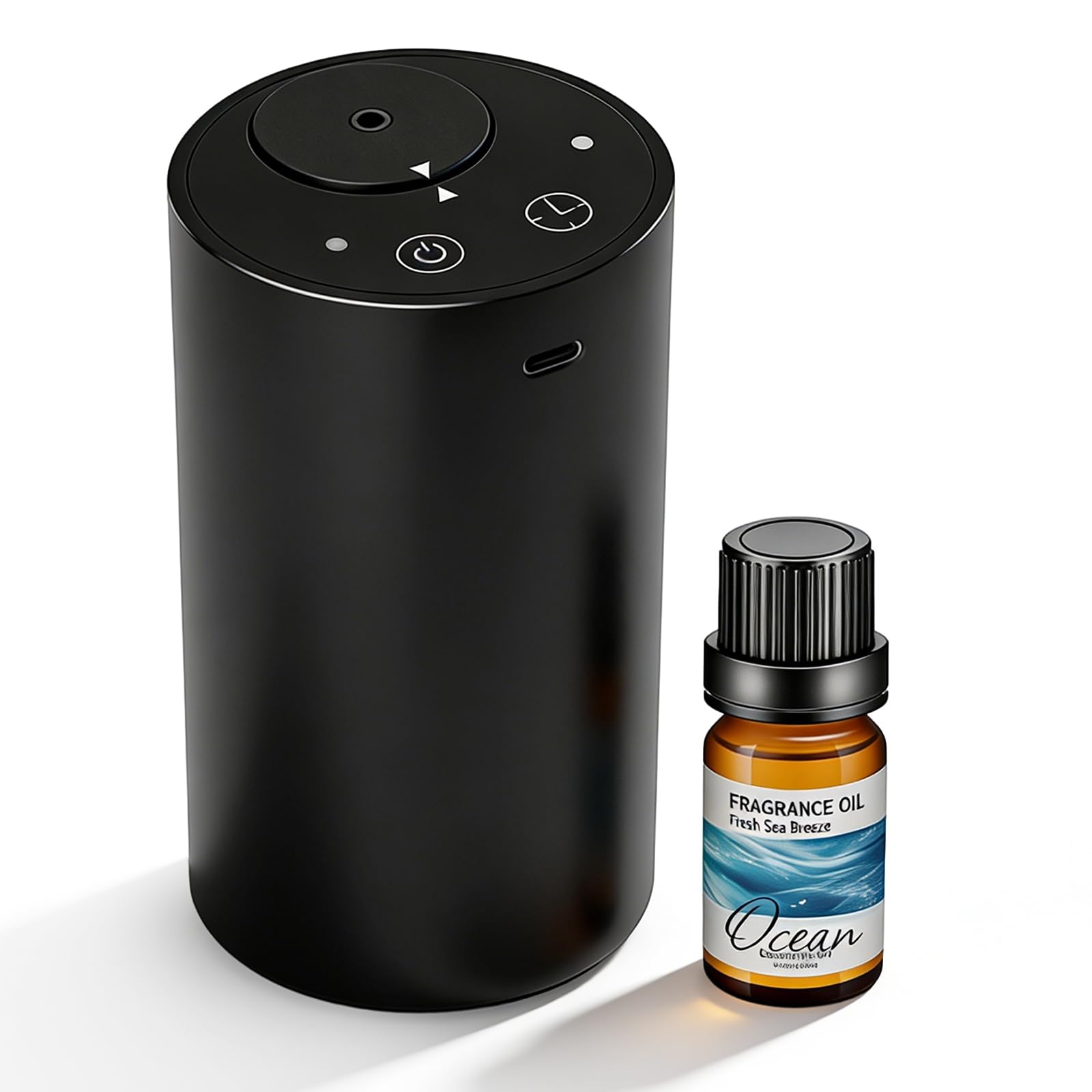 Diffusore intelligente di oli essenziali AI, con controllo vocale, umidificatore ad ultrasuoni per aromaterapia, vaporizzatore, timer e interruttore di spegnimento automatico con olio essenziale