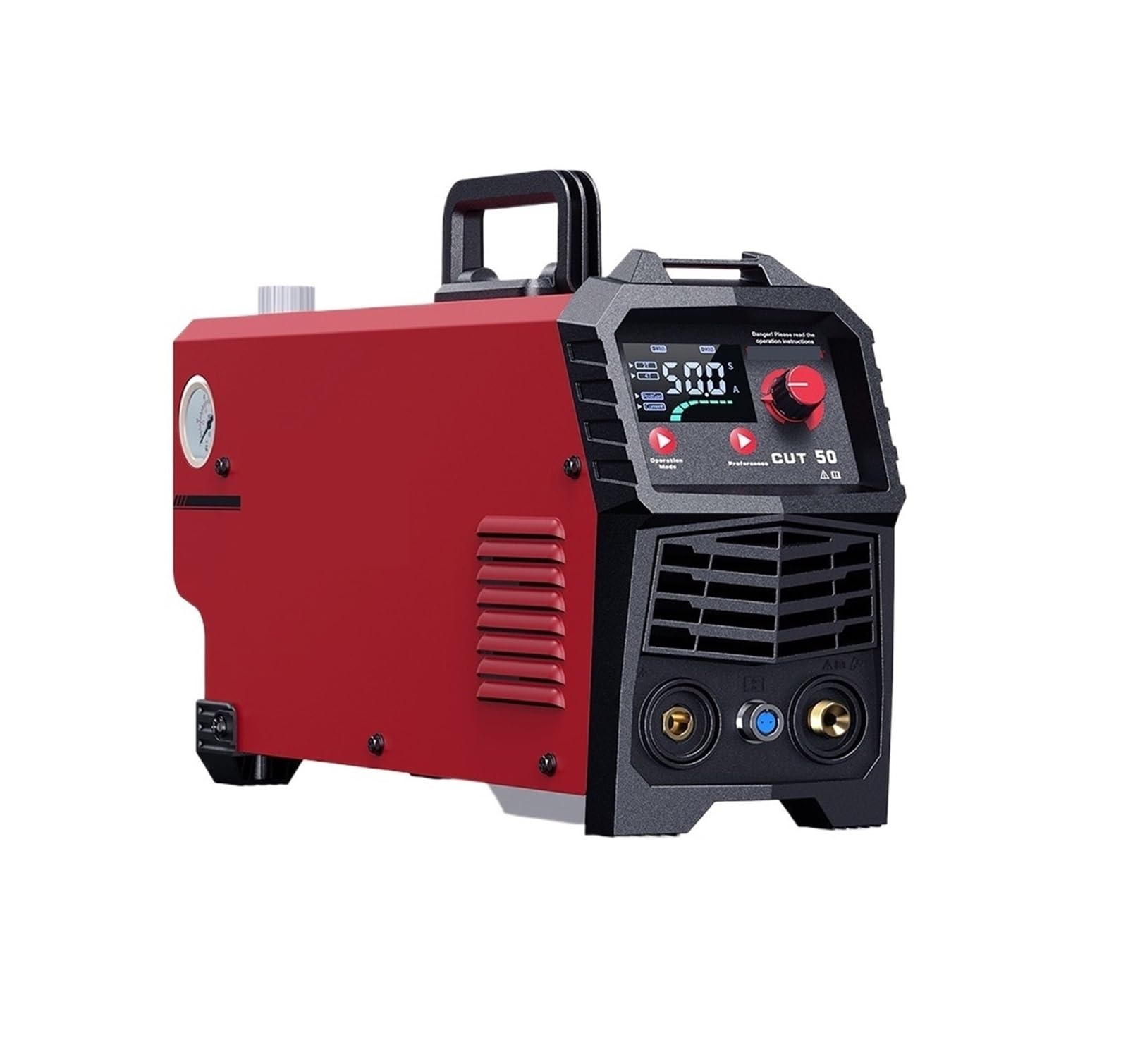 Plasma Cutter, Air HF Plasma Cutting Machine Digital Contol Portable 20-50A DC Inverter 2T 4T for Household Cutter Welding for DIY & Home Workshops