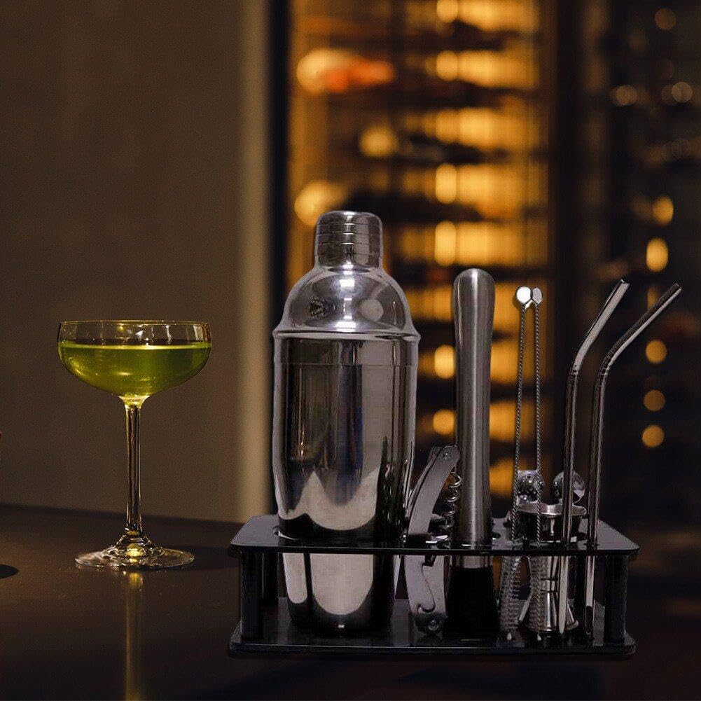 Soporte desmontable para coctelera – Kit de barman multiusos, soporte de herramientas para el hogar, bar, accesorios profesionales de camarero, equipo esencial de mezclología