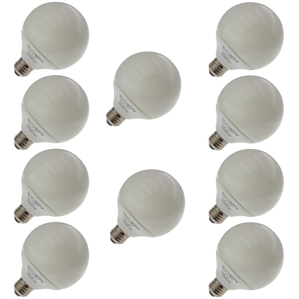 DLU LIGHTING EFG16E27DLU, 16 Watt, G30, Medium Screw (E26) Base Light Bulb (10 Bulbs)