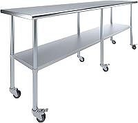 Vista 553 de Mesa de trabajo de acero inoxidable, mesa de metal