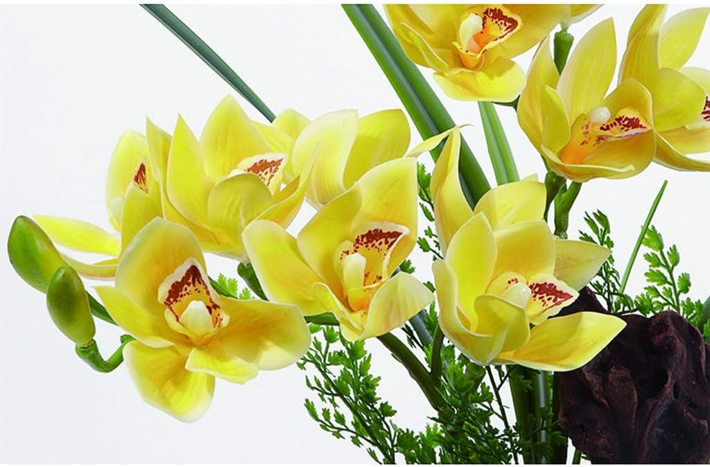 新着商品 人工花 ティールームホテルリビングルームのための適切な胡蝶蘭造花盆栽セラミックフラワーポット付き23 6インチのシルクフラワー盆栽 鉢植え Www Rubberdev Gov Lk