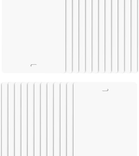 DALIX Persianas verticales blancas de repuesto de 82.5 pulgadas (24 unidades)