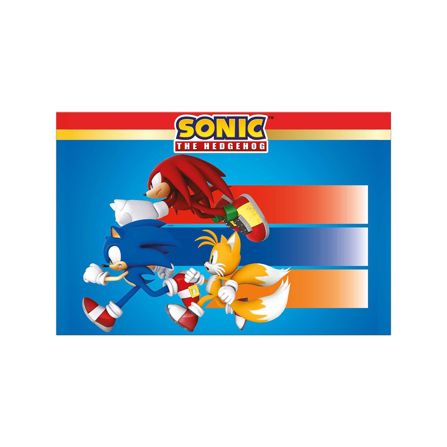 Procos Multicolored Sonic Plastic Tablecover 120 Cm X 180 Cm
