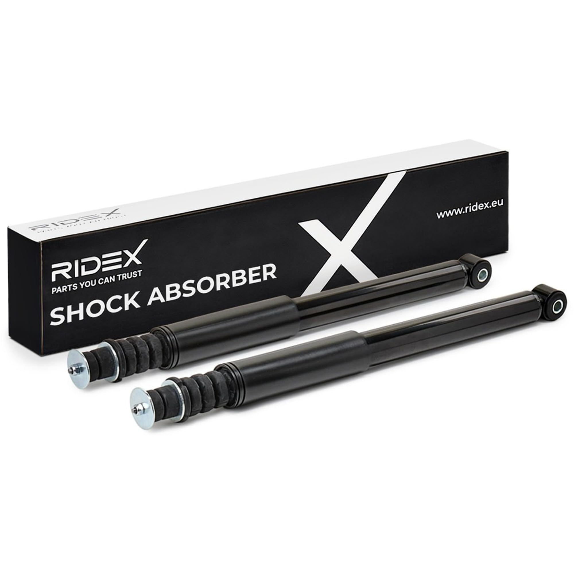 RIDEX 854S0945 2x Ammortizzatore Posteriore Compatibilità con RENAULT Clio III Hatchback BR0/1, CR0/1