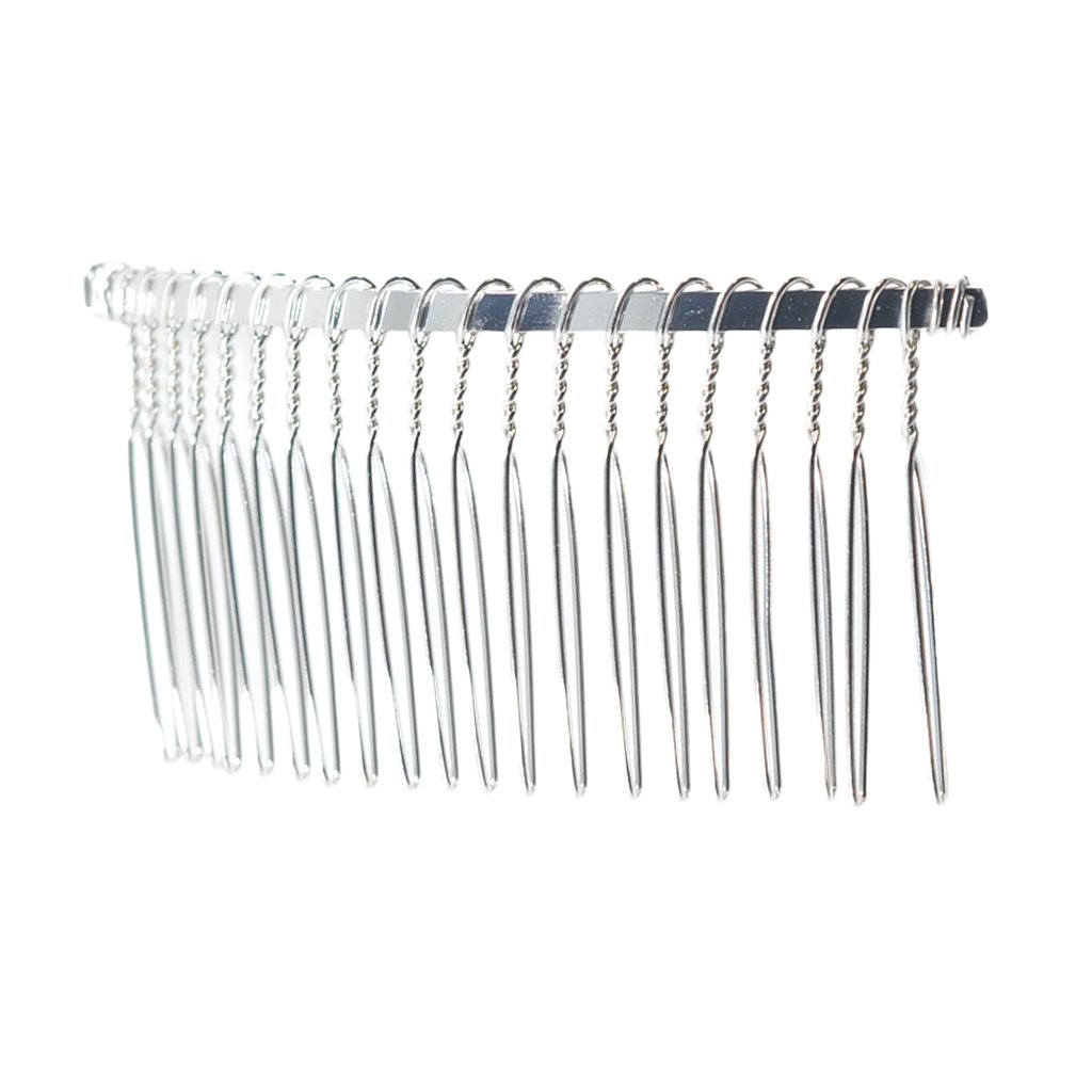 Schmuckherstellung 10x Haarspangen aus Metall Haarkamm Haarspange DIY Braut Haarschmuck Zubehör