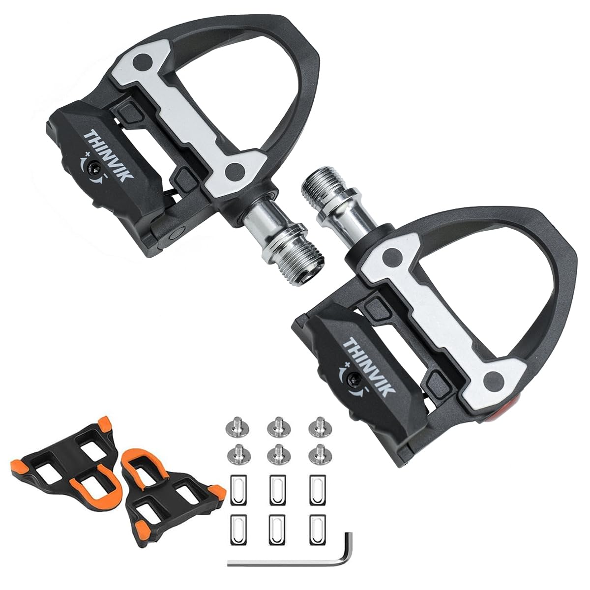 Amazon | Thinvik ビンディングペダル シマノ SPD-SL対応 ロードバイク