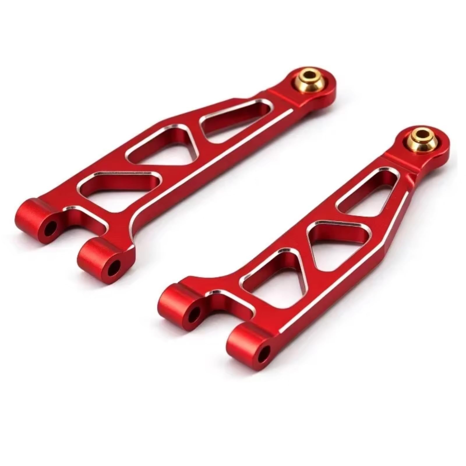 Genérico Juego Brazo Superior Delantero Aluminio para Arrma para Mini para Kraton 1/16 Control Remoto Actualizaciones Piezas Coche Accesorios Piezas Coche RC