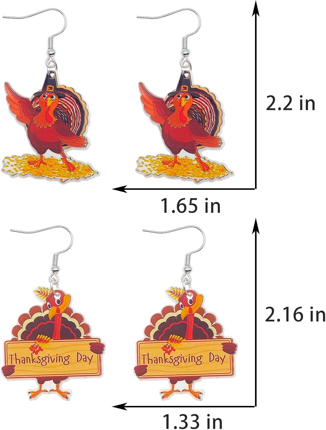 Halloween Earrings Thanksgiving Earrings for Women Christmas Earrings Fall Earrings Set Fall Earrings Jewelry - Image 4