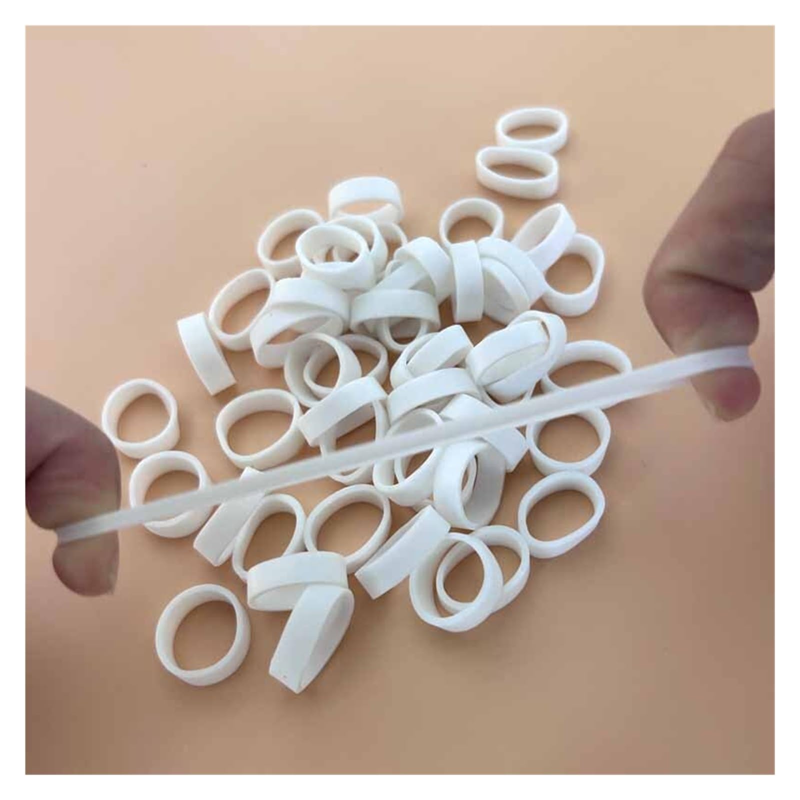 Fascette in gomma siliconica Confezione da 450 mini fasce in lattice elastiche ad alta elasticità