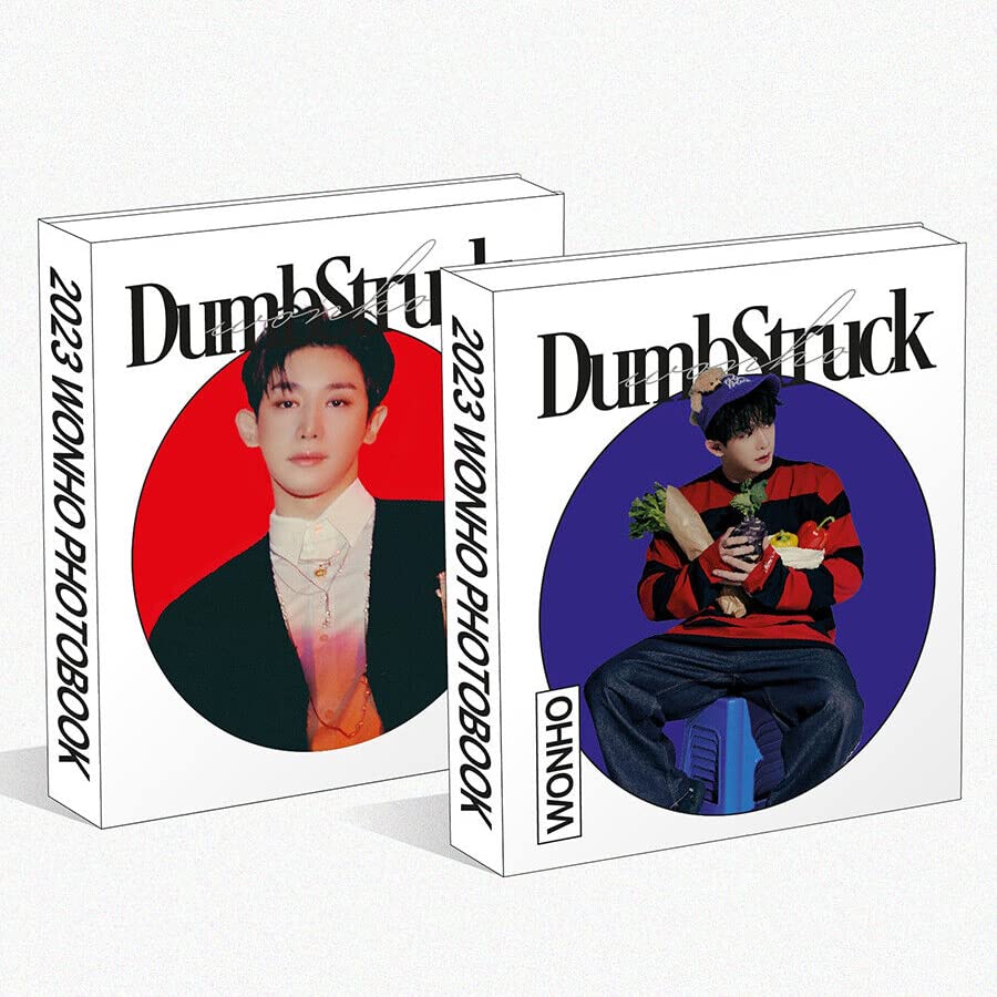 2023 WONHO PHOTO BOOK DUMBSTRUCK (NAVY Ver.) K-POP SEALED