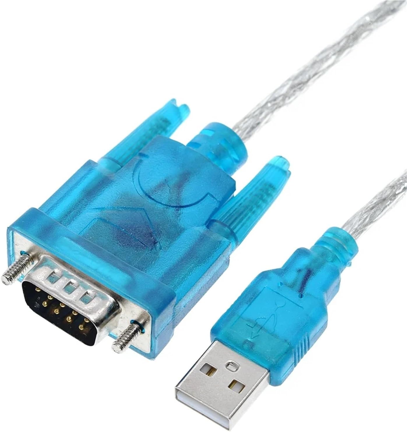 1/3PCS HL-340 USB to RS232 COM Port Serial PDA 9 pin DB9 Cable Adapter Support Windows7-64(3PCS)