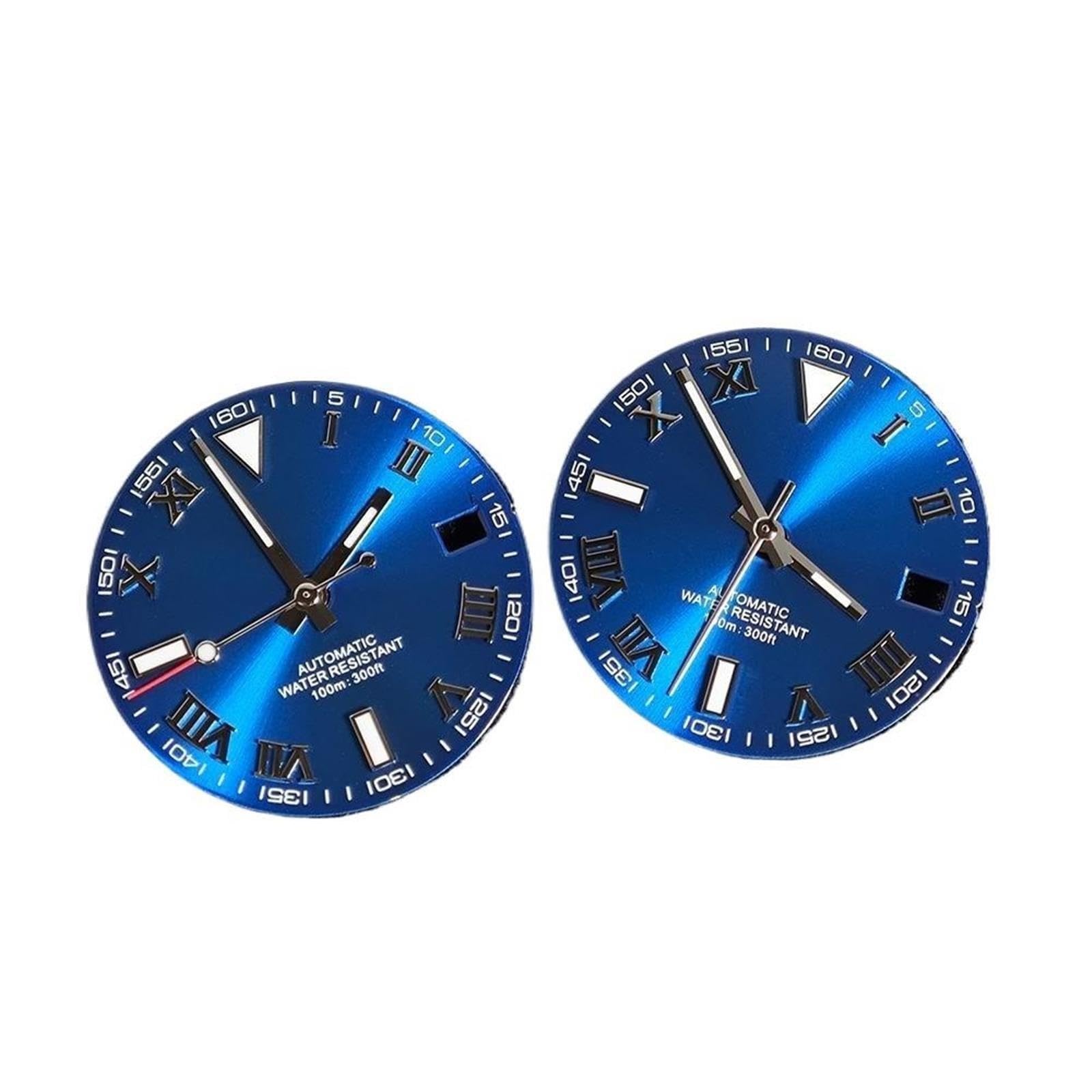 1 szt. 28,5 mm mosiężna cyfra rzymska Sunburst tarcza zegarka dla NH35/36