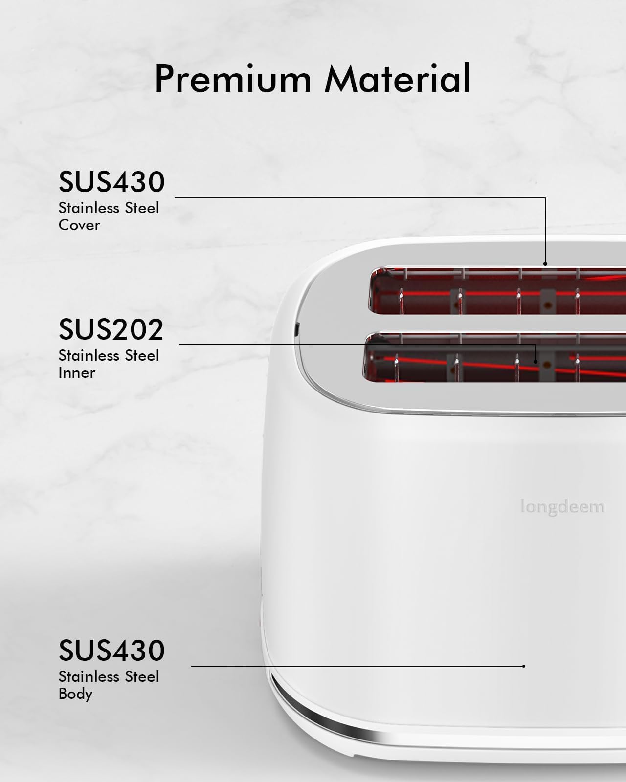 Amazon.com: 2 Slice Toaster with 1.5