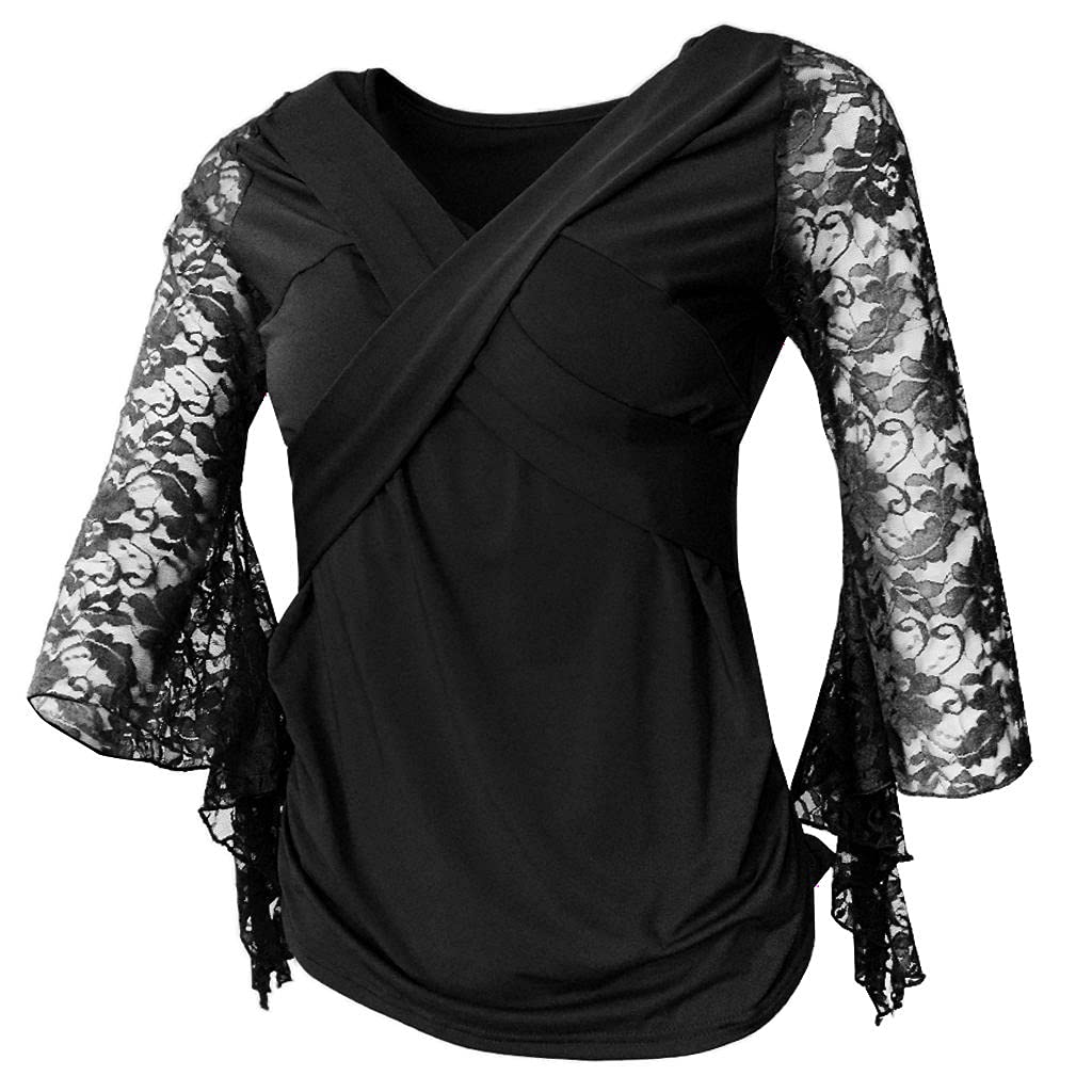 Colcolo Frauen Langarm T Shirt Tops Dance Apparel, für Latin, Tango, Cha