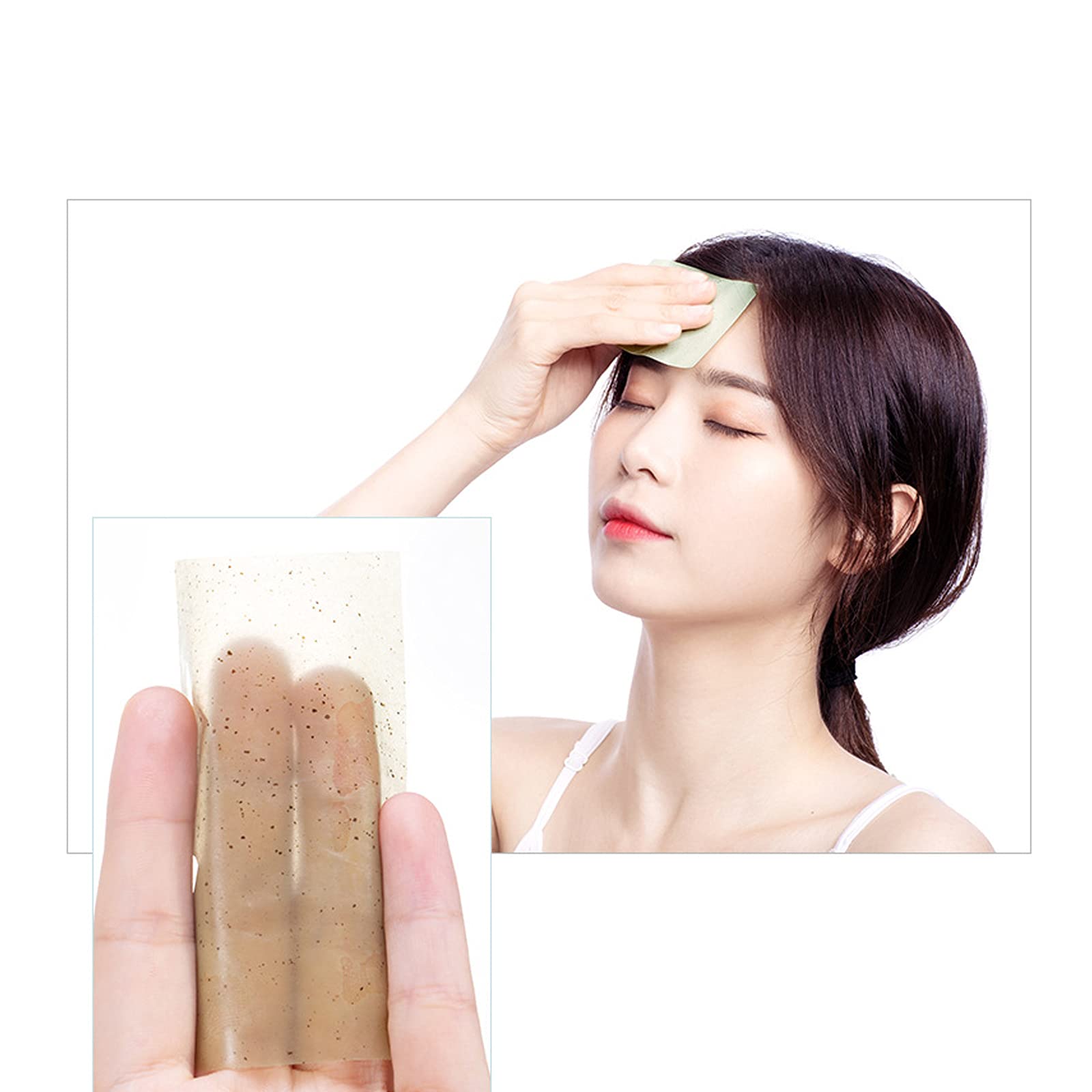 Papeles Secantes para La Cara 500 Hojas Papel Absorbente de Aceite Facial Hojas Mantenga La Piel Seca,Evite El Acné,Se Utiliza para El Cuidado de La Piel Facial,Adecuado para La Mayoría de Las Escenas