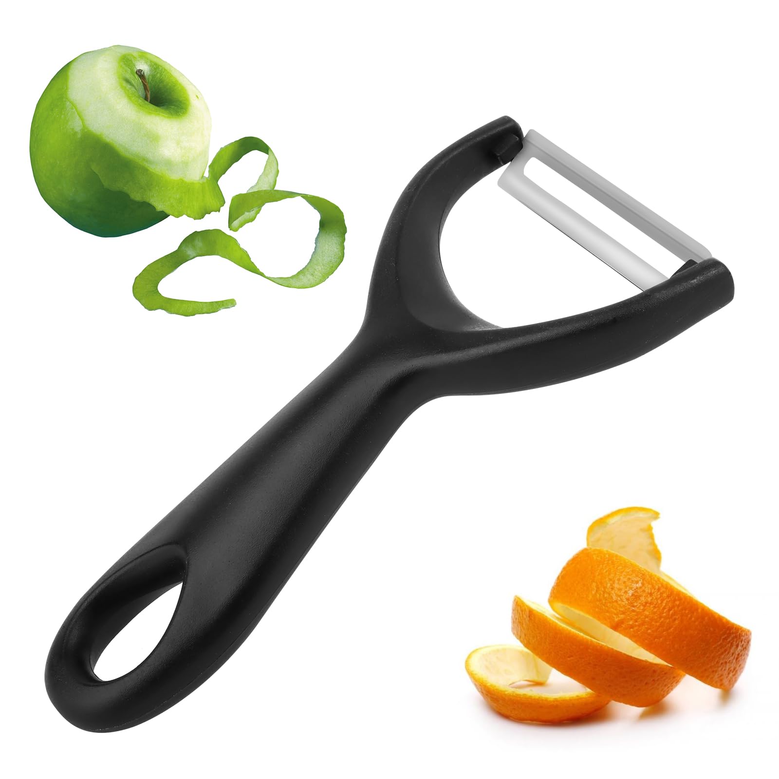 Pelapatate frutta e verdura manuale in acciaio inox pelapatate doppia faccia ras