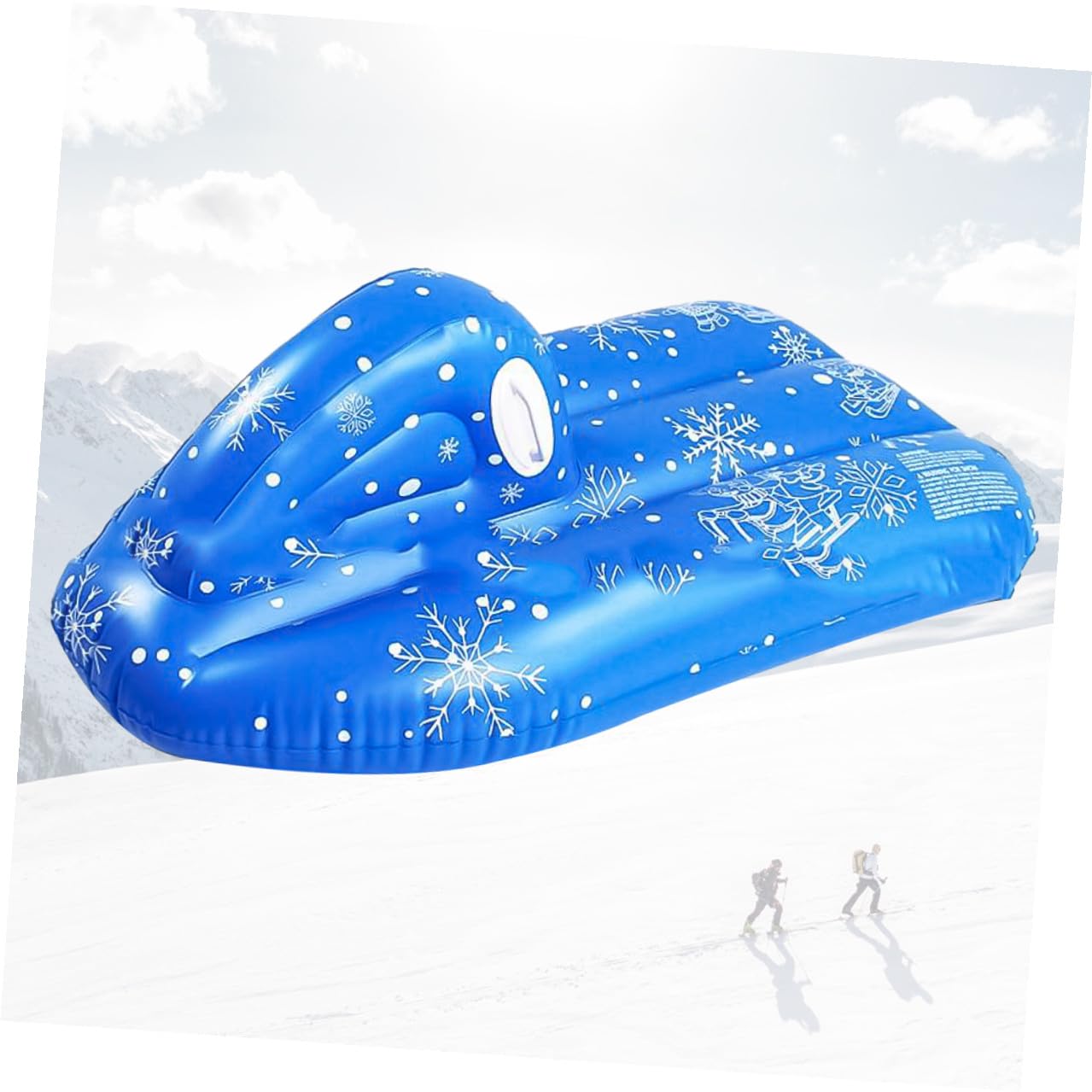 Toyvian Slitta da Neve in Pvc Slittino Leggero e Resistente Strumento per Divertimento Invernale per Ragazzo Ragazza