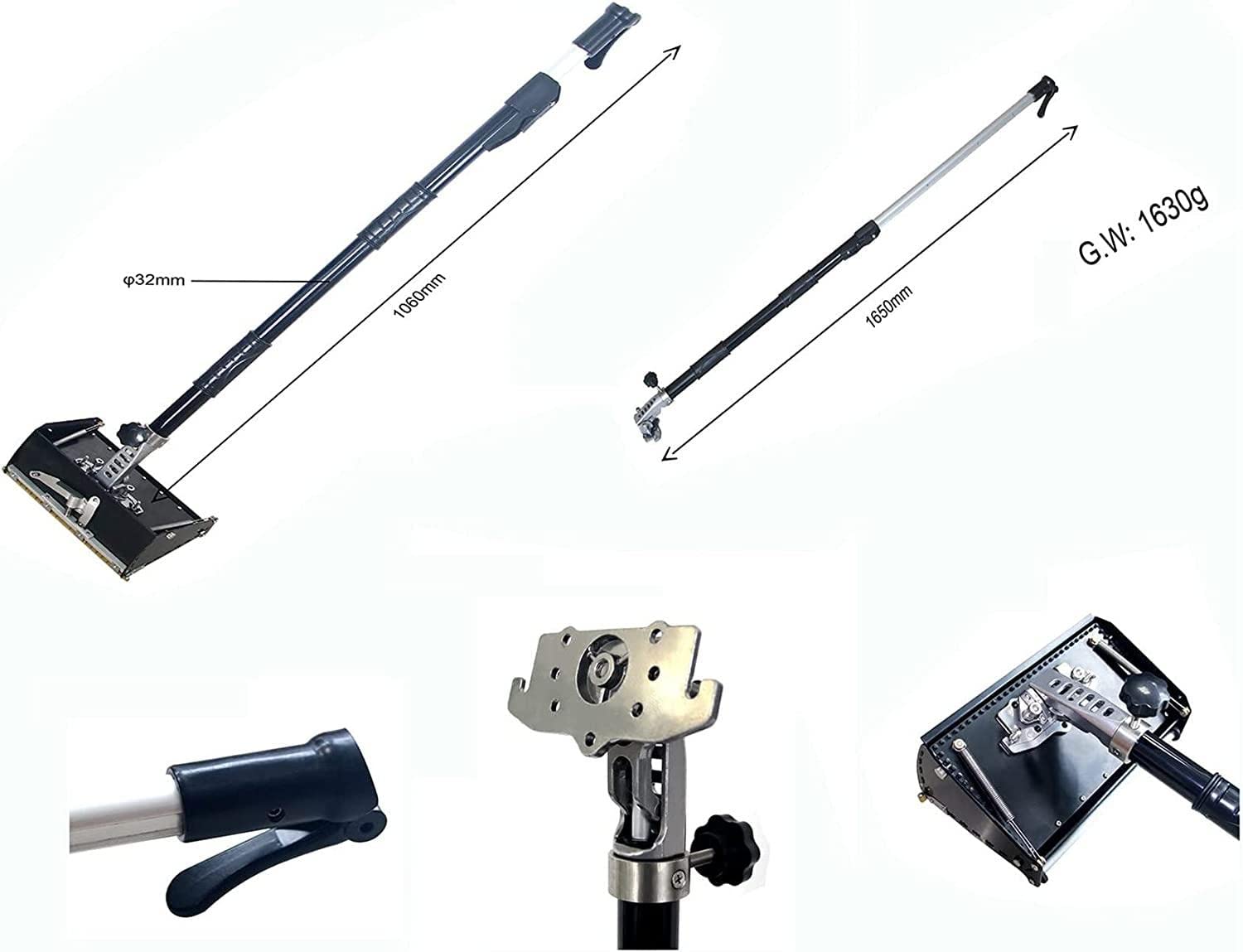 Płaskie pudełko do płyt kartonowo-gipsowych ze stopu aluminium narzędzia do płyt kartonowo-gipsowych, wykończenie tynkowania wybielić płaskie pudełko praktyczny zestaw narzędzi do klejenia płyt