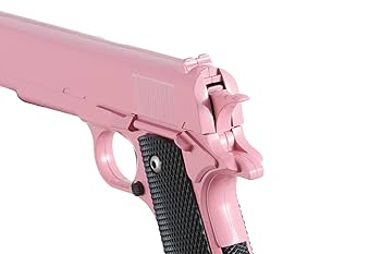 GUN 写真付きピンクストラップ Amazon.com : UKARMS G13P Airsoft Spring Action Metal Pistol