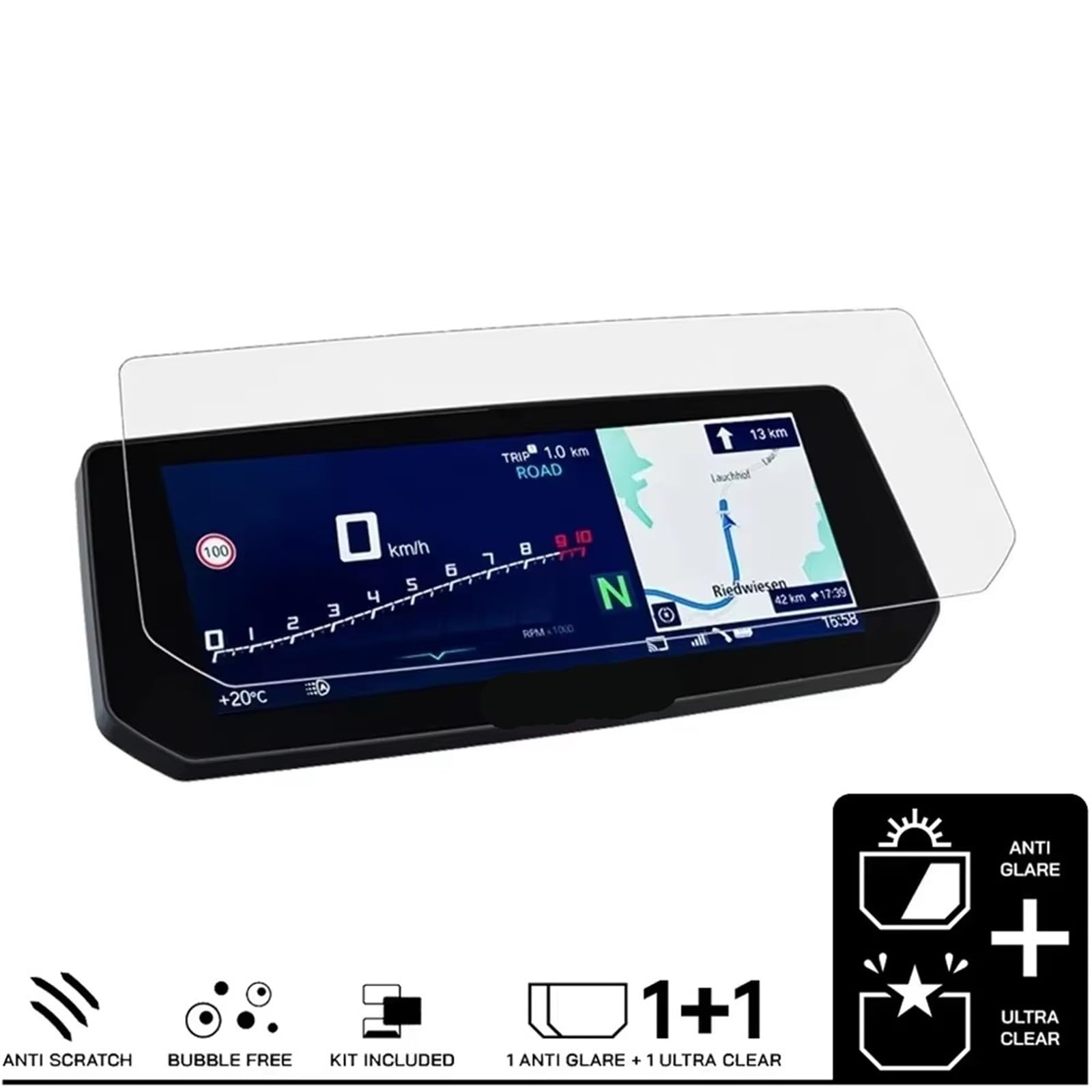 Für CE 04 Für CE04 Für CE-04 2022-TFT Display Dashboard Display-schutzfolien TPU Instrument Protektoren Protector Tachoanzeigefolie(10 SET)