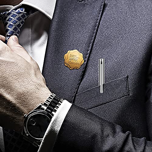 Unibene Slim Metallic Retractable Ballpoint Pens - Silver, Nice Gift For Wedding Business Office Students Teachers Christmas, Medium Point(1 Mm) 6 Pack-Black Ink #TOP3