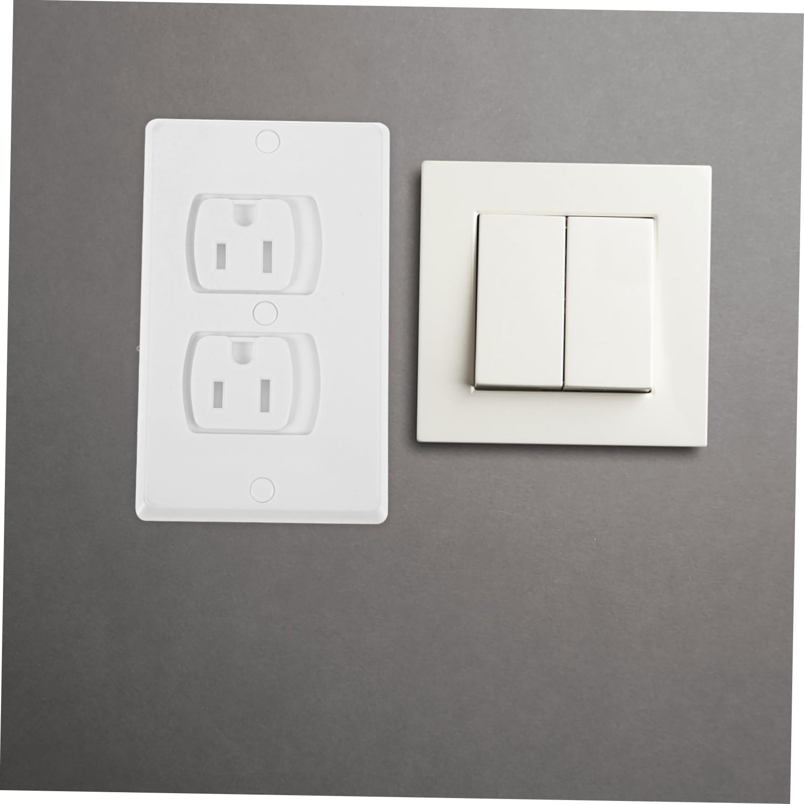 10piezas Cubre Enchufes De Pared Cubiertas Corriente Tapa Enchufe Unidades Abs Seguridad Infantil