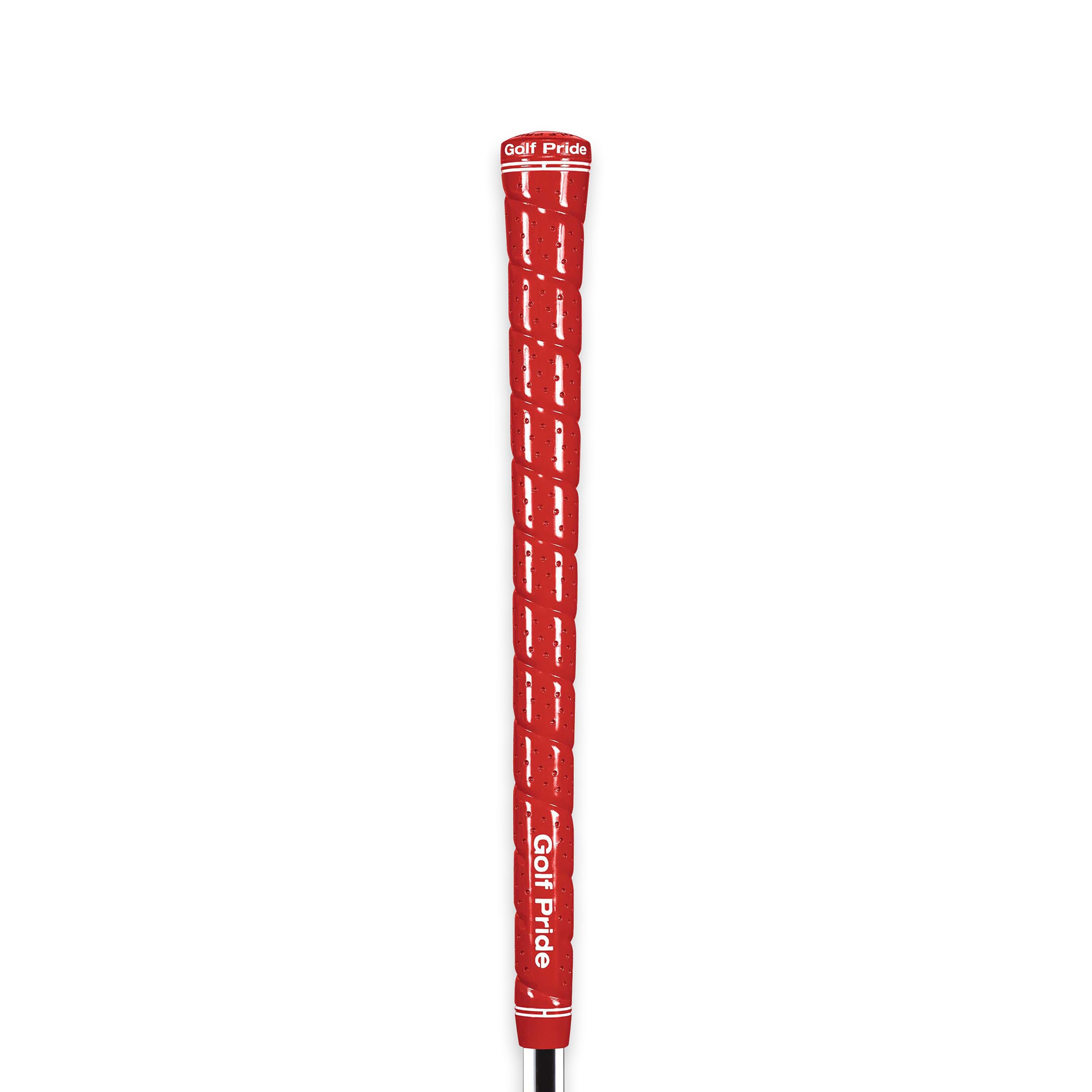 Tour Wrap Golf Grip - Comfortable, Durable Grip for Clubs - Classic Wrap Design with High-Tack Feel - Rubber Construction - Red