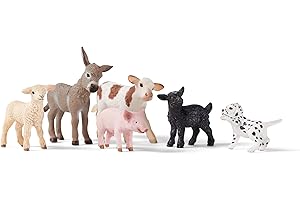 Farm World 6-Piece Schelich Baby Farm Animal Toy Gift Set