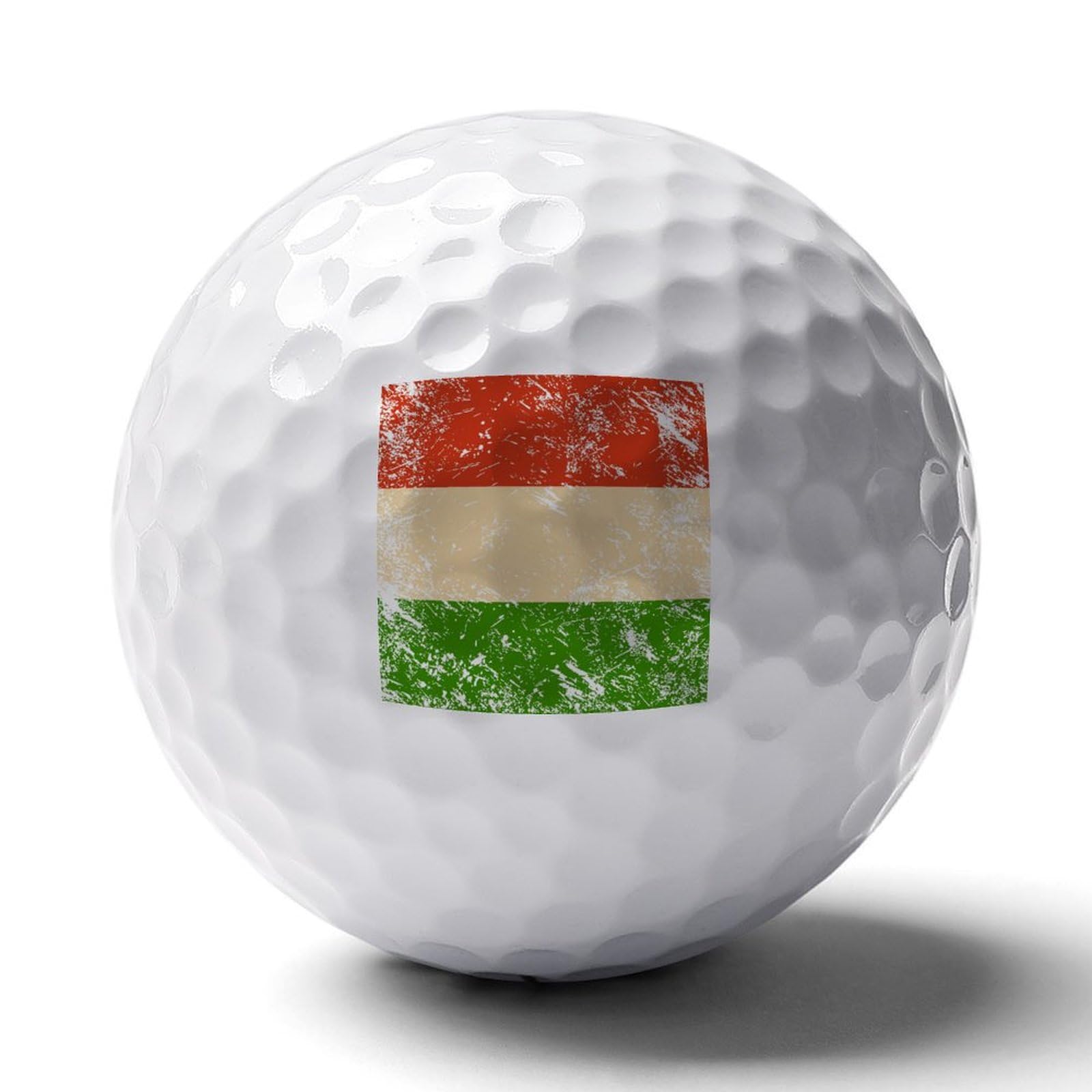 Hungary Vintage Flag Logo Golf Balls Personalized Ball Custom for Men Women Boyfriend Husband