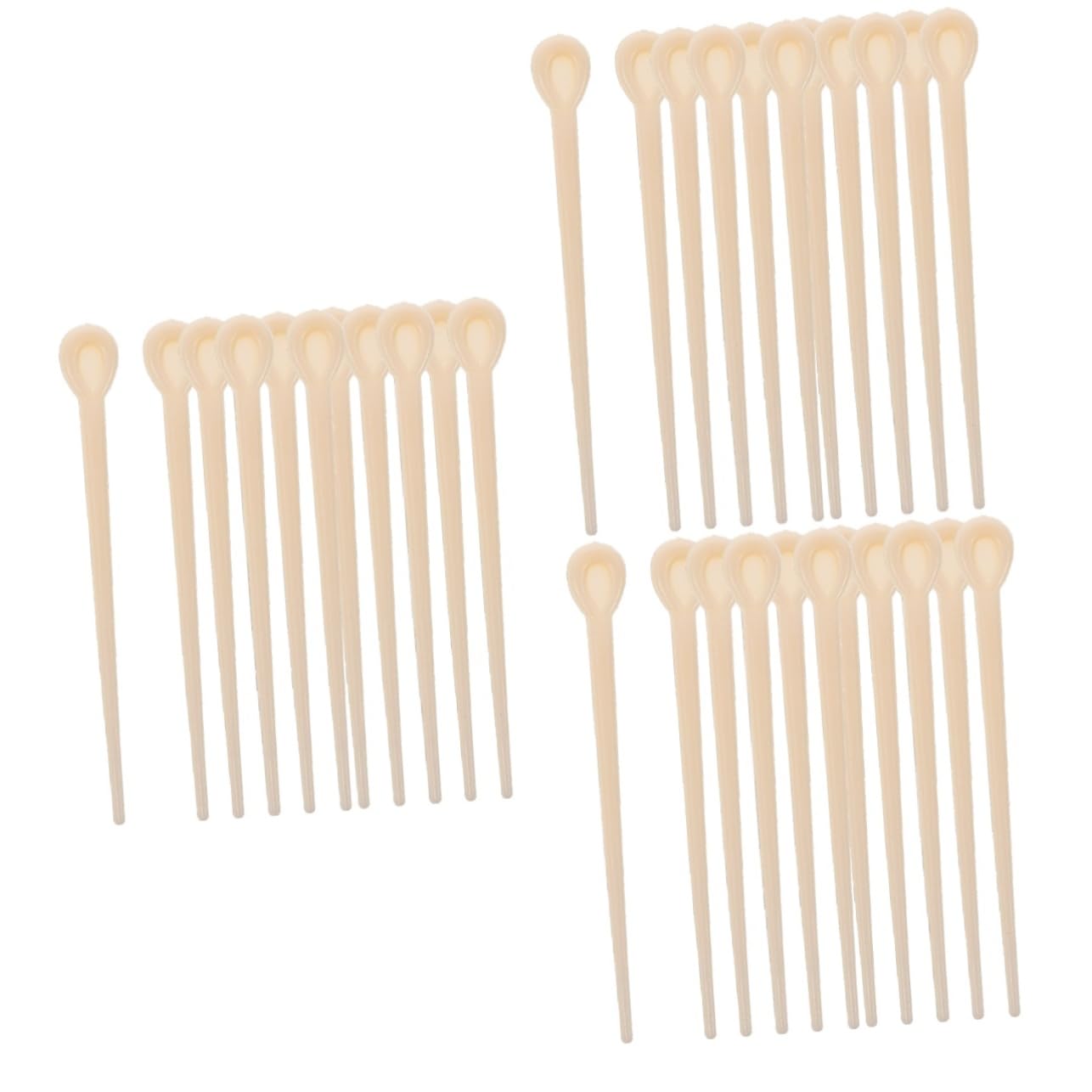 PLAFOPE 3sets Hair Perming Tools Plastic Hair Roller Pin Perming Clips Essential Hairdressing Accessories for Women 2packs*3 Random Color