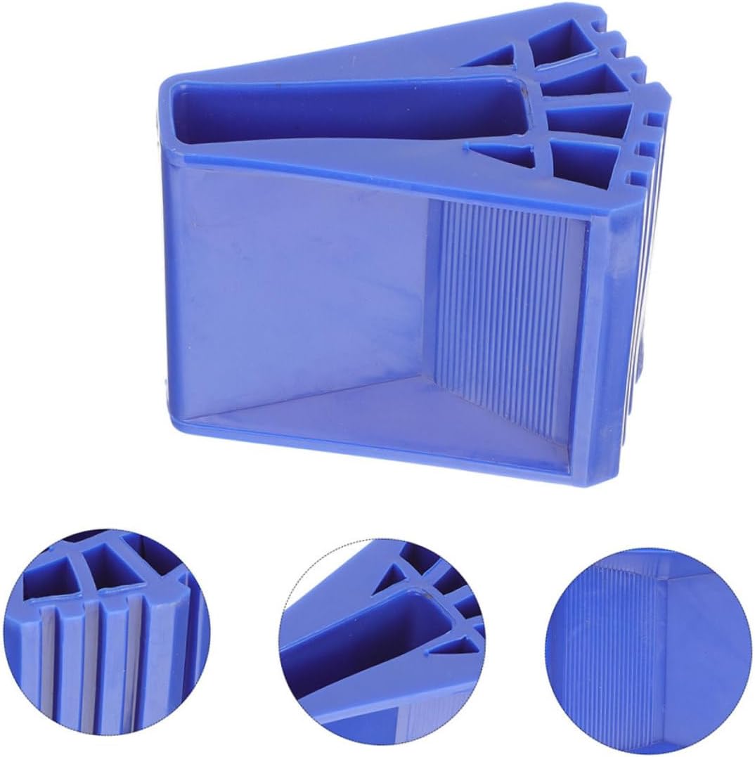 Homoyoyo Anti-Skid Rubber Ladder Foot Pads Non-Slip Replacement Mats for Ladder Stabilization Heavy-Duty 61mm Inner Diameter 8-Pack for Home and Office Use