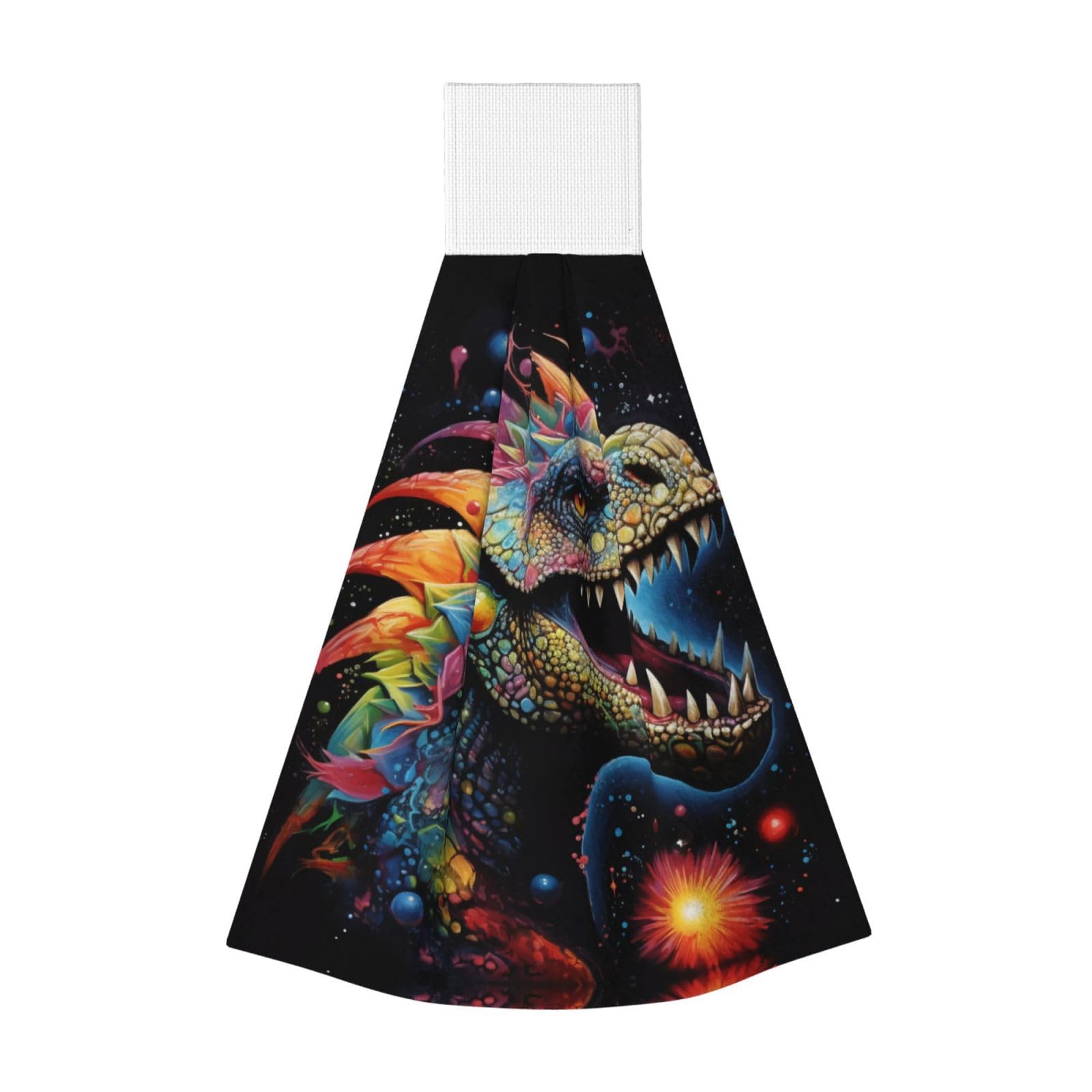 Tyrannosaurus Bad Boy Highly Absorbent Dish Towels Soft Coral Fleece Wipe