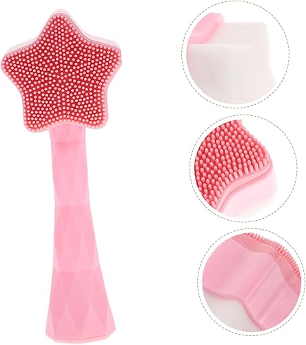 Miniatura 9 de Cepillo limpiador facial para piel, cepillo de limpieza facial en forma de estrella, cepillo facial manual de doble cara, cepillo de masaje