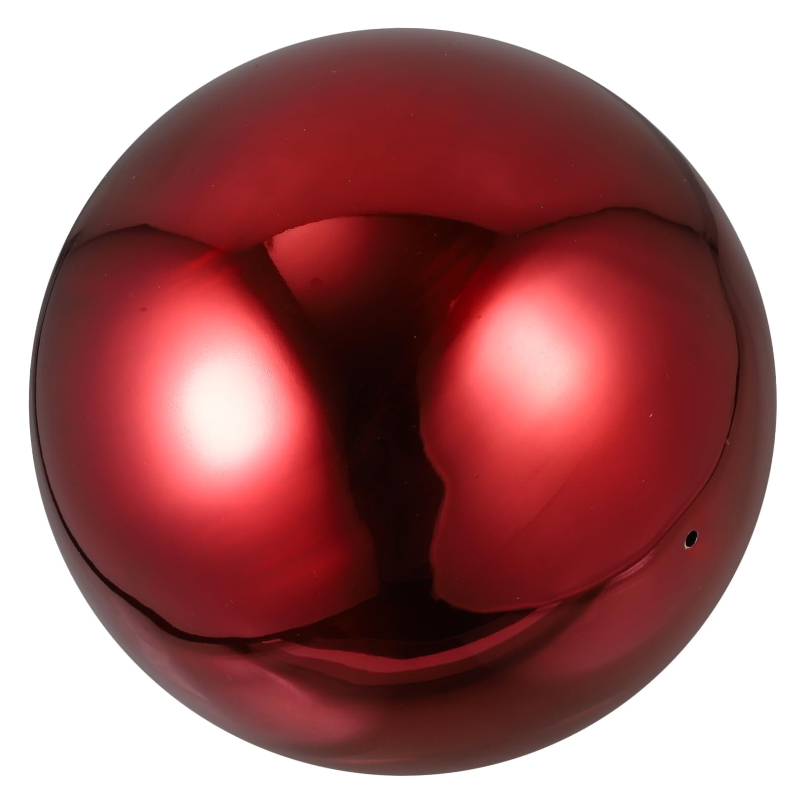 VANZACK Mirror Reflective Ball Reflective Outdoor Orb Garden Gazing Garden Decorations Large Gazing Globes Finish Ornament Silver Sphere Iridescent Lawn Stainless Steel Red