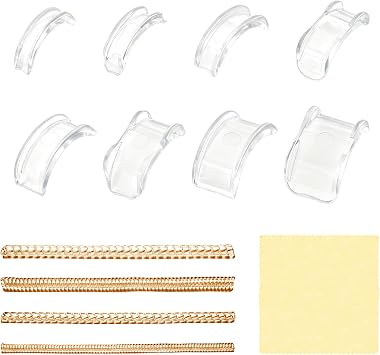 Invisible Ring Size Adjuster, 2 Styles Insert and Spiral Ring Guards and Spacers for Loose Rings with Jewelry Polishing Cloth, Sizer Reducer for Women and Men Make Smaller Gold