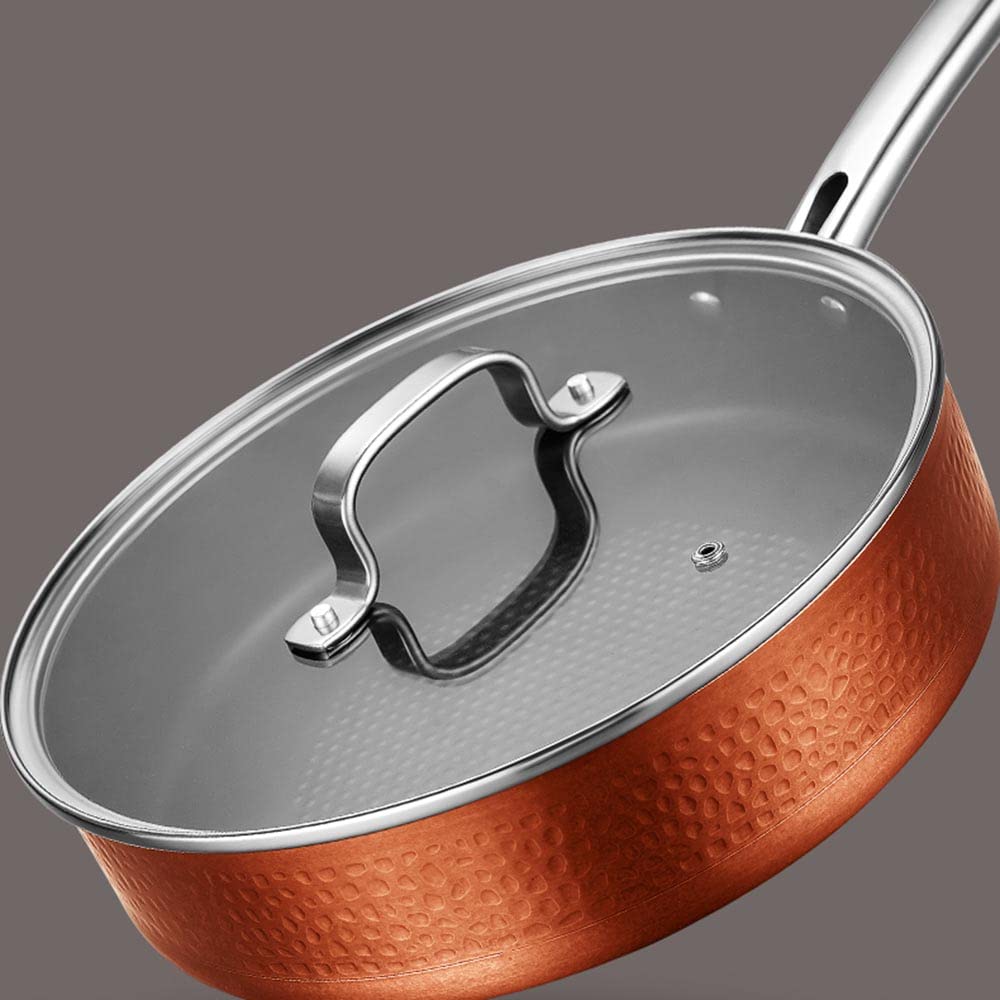 Amazon｜フライパン 24/28cm 銅のビンテージ スタイル、 目玉焼き